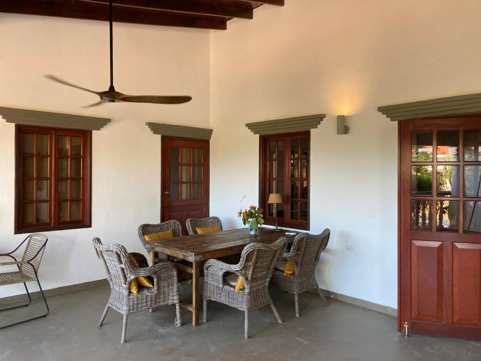 Patio in Landhuis Belnem Bonaire