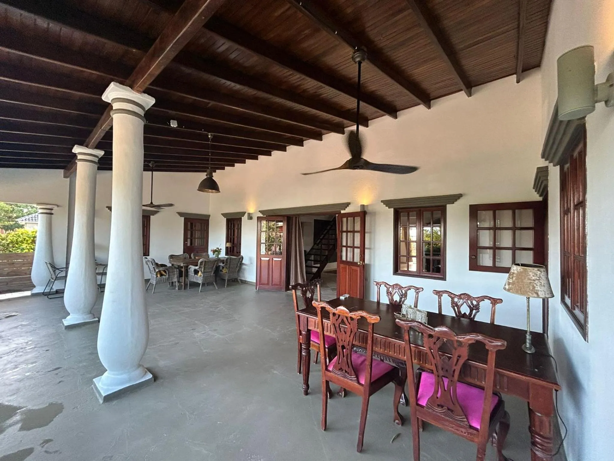 Dining area in Landhuis Belnem Bonaire