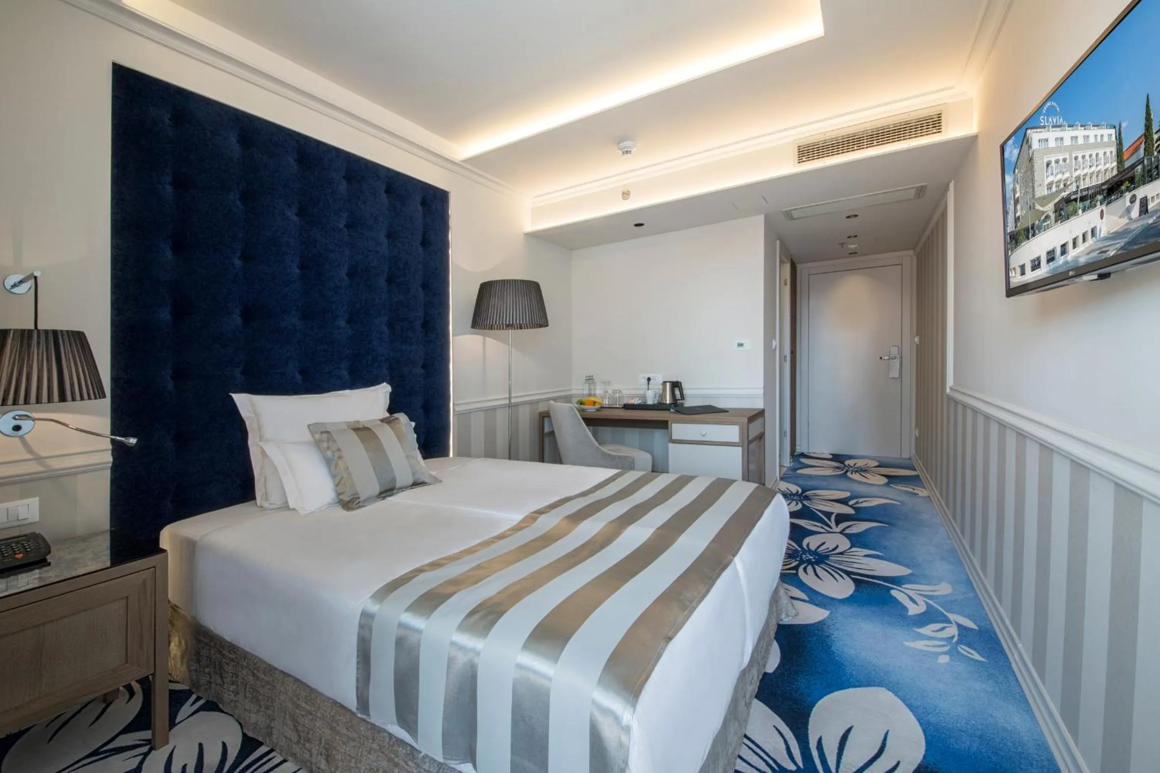 Bedroom, Bed in Grand Hotel Slavia - Adults only