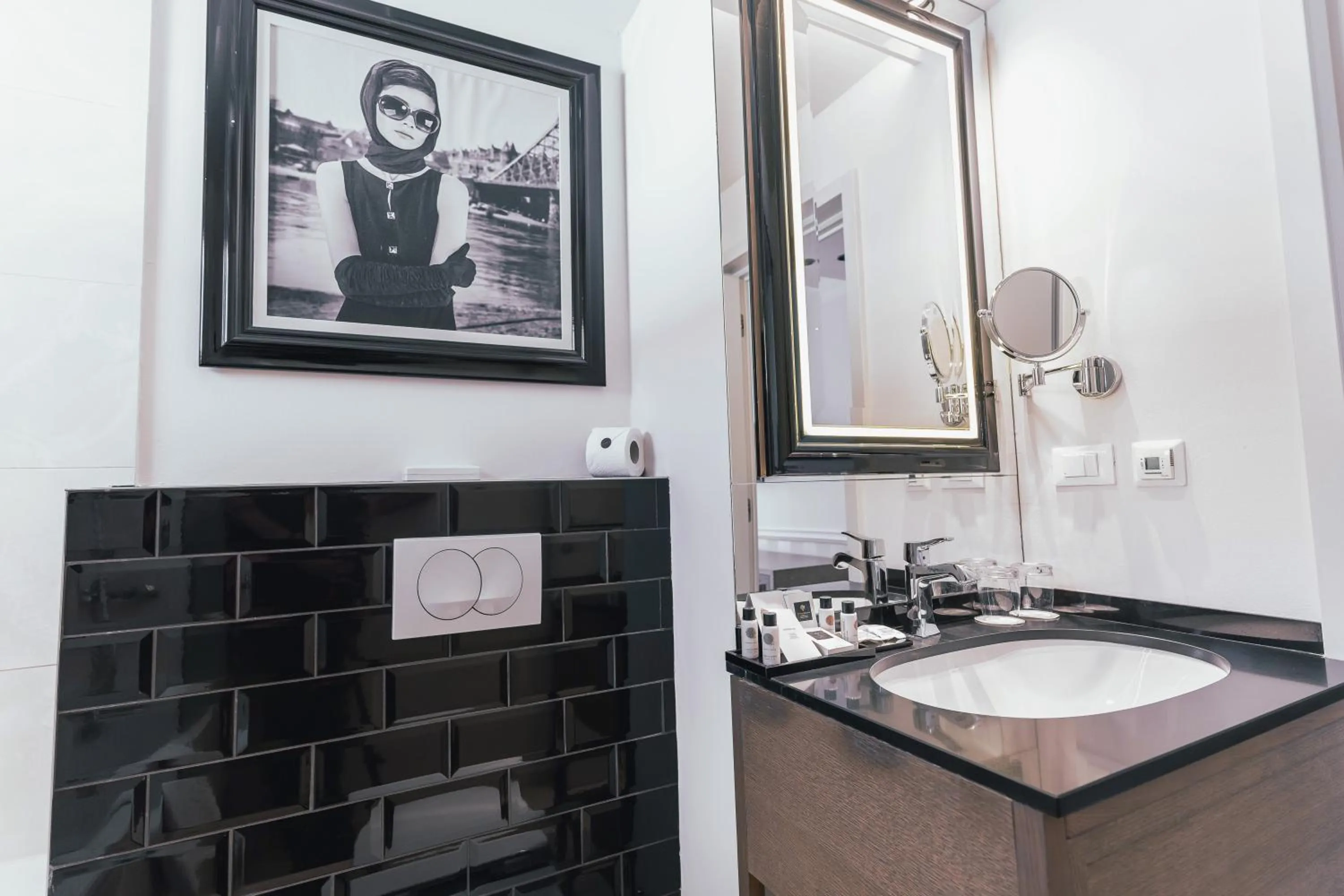 Bathroom in Grand Hotel Slavia