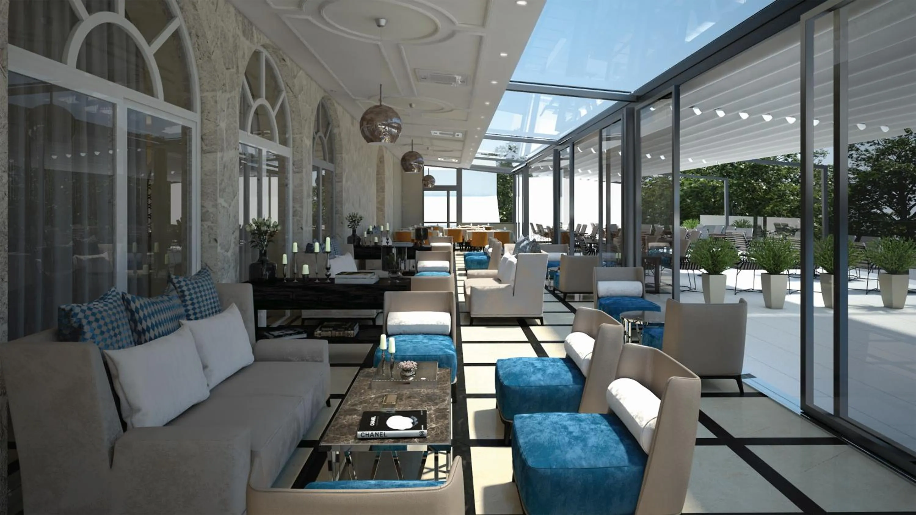 Balcony/Terrace in Grand Hotel Slavia - Adults only