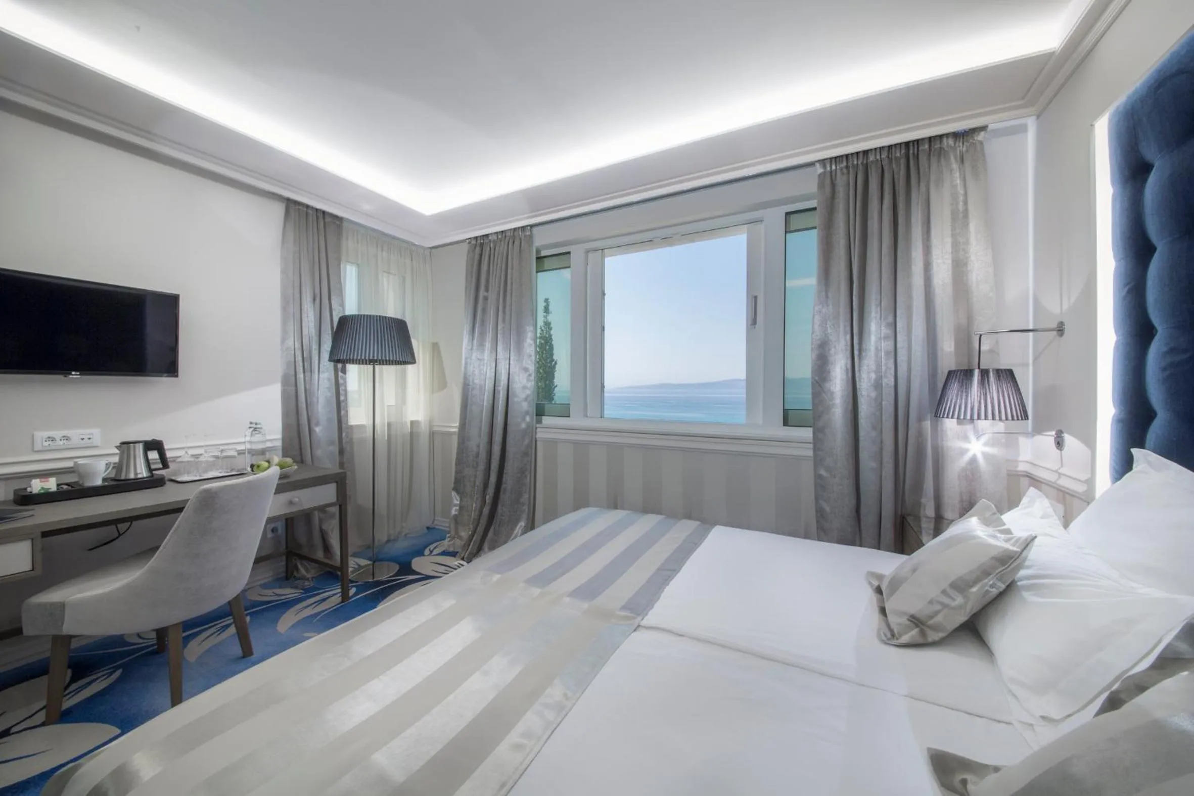 Bedroom, Bed in Grand Hotel Slavia - Adults only