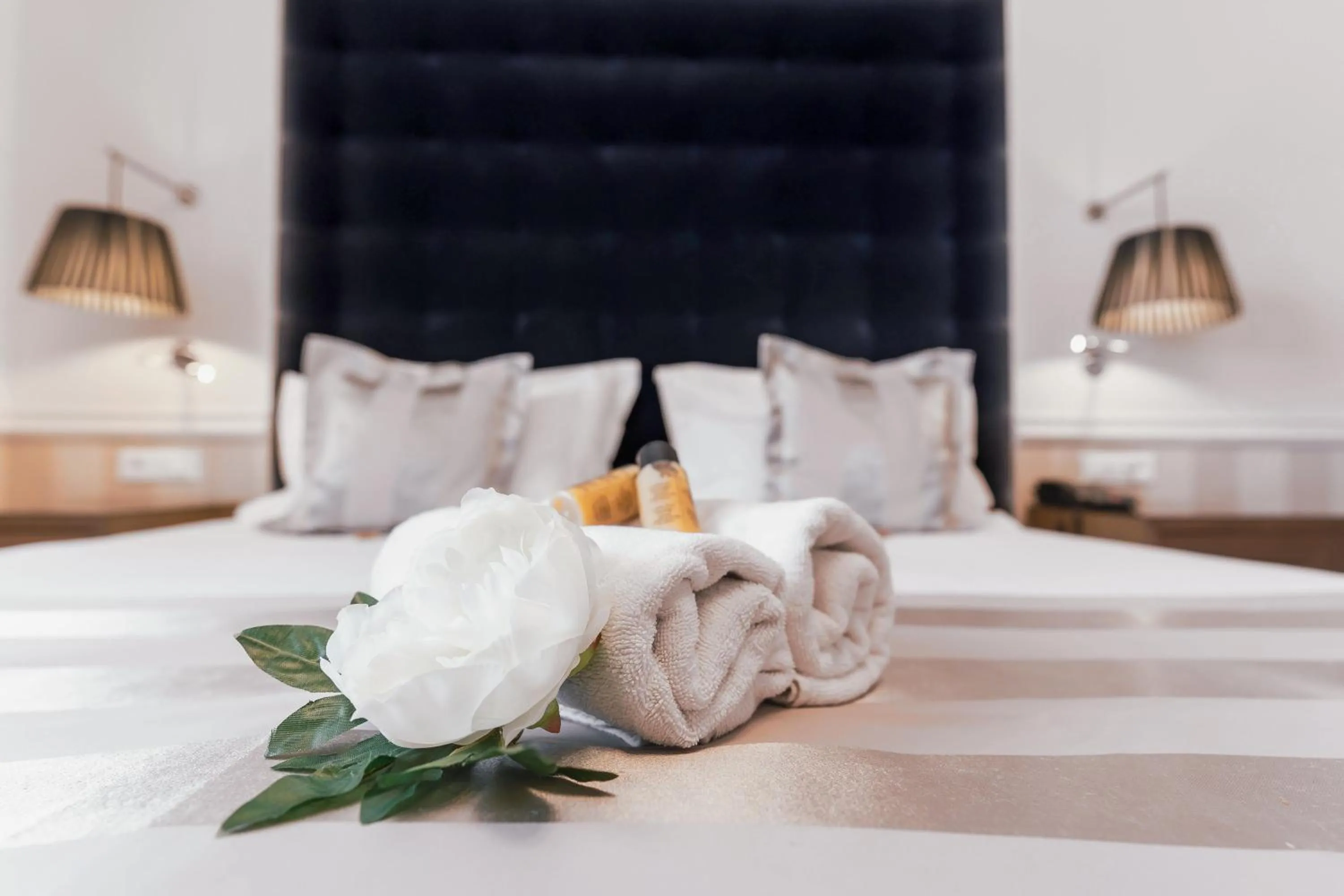 Bed in Grand Hotel Slavia