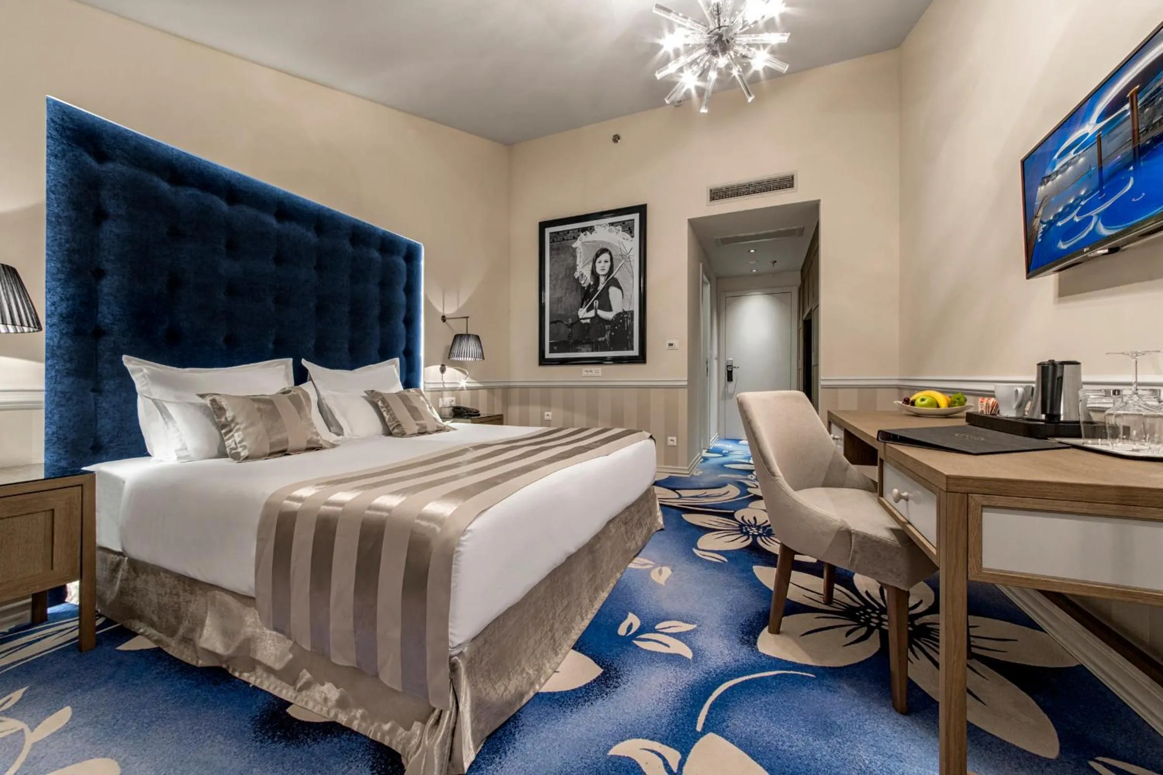 Bedroom, Bed in Grand Hotel Slavia - Adults only