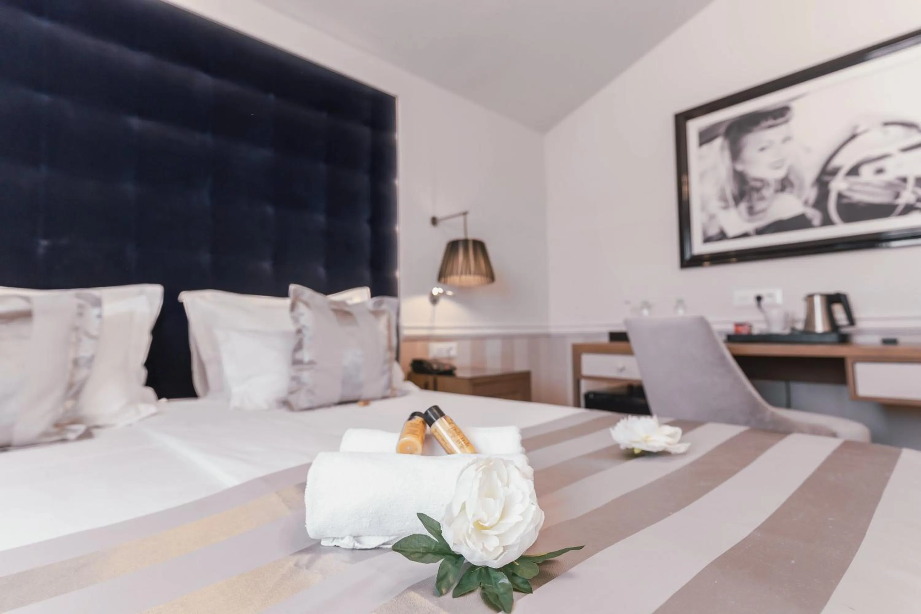 Bedroom, Bed in Grand Hotel Slavia