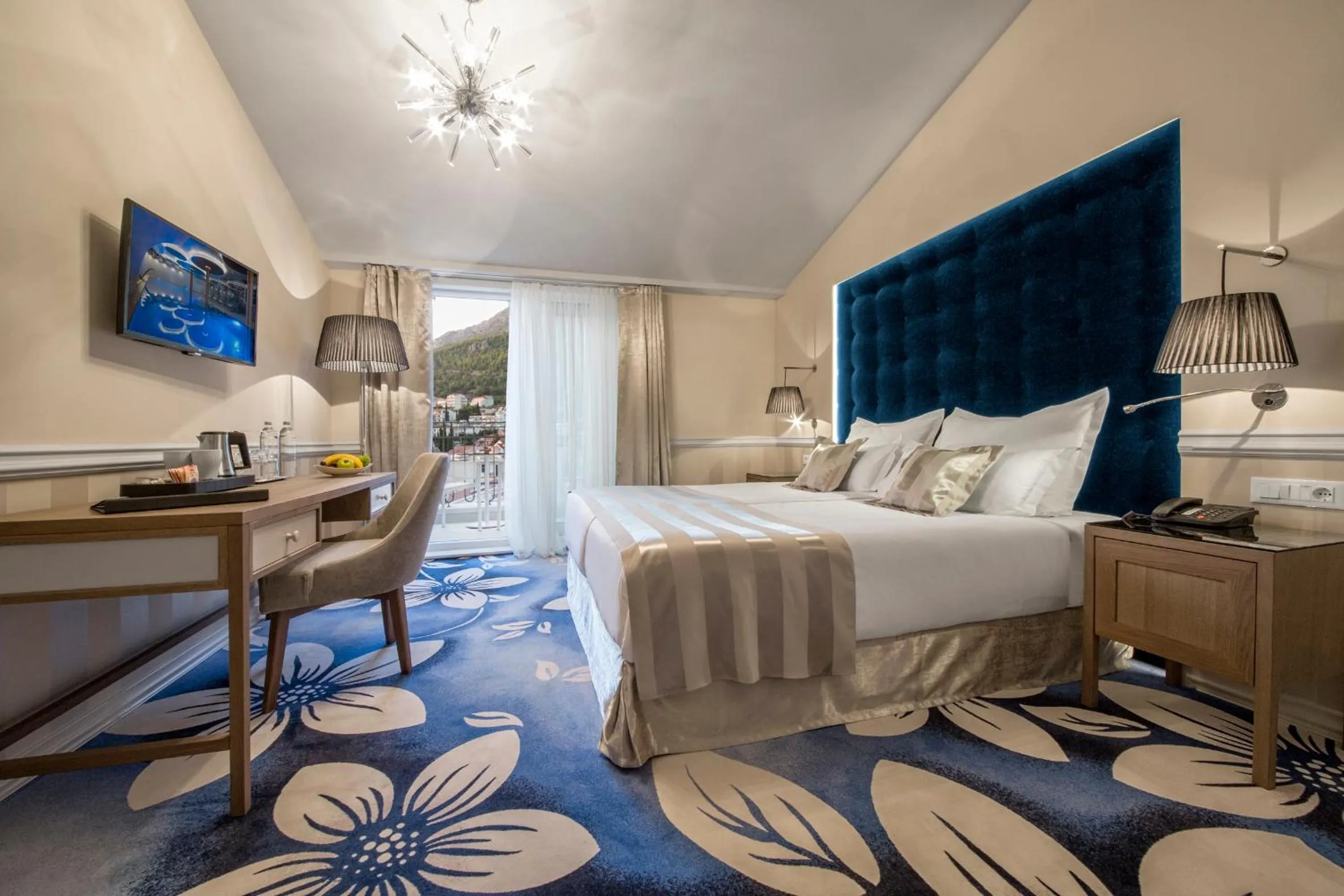 Bedroom, Bed in Grand Hotel Slavia - Adults only