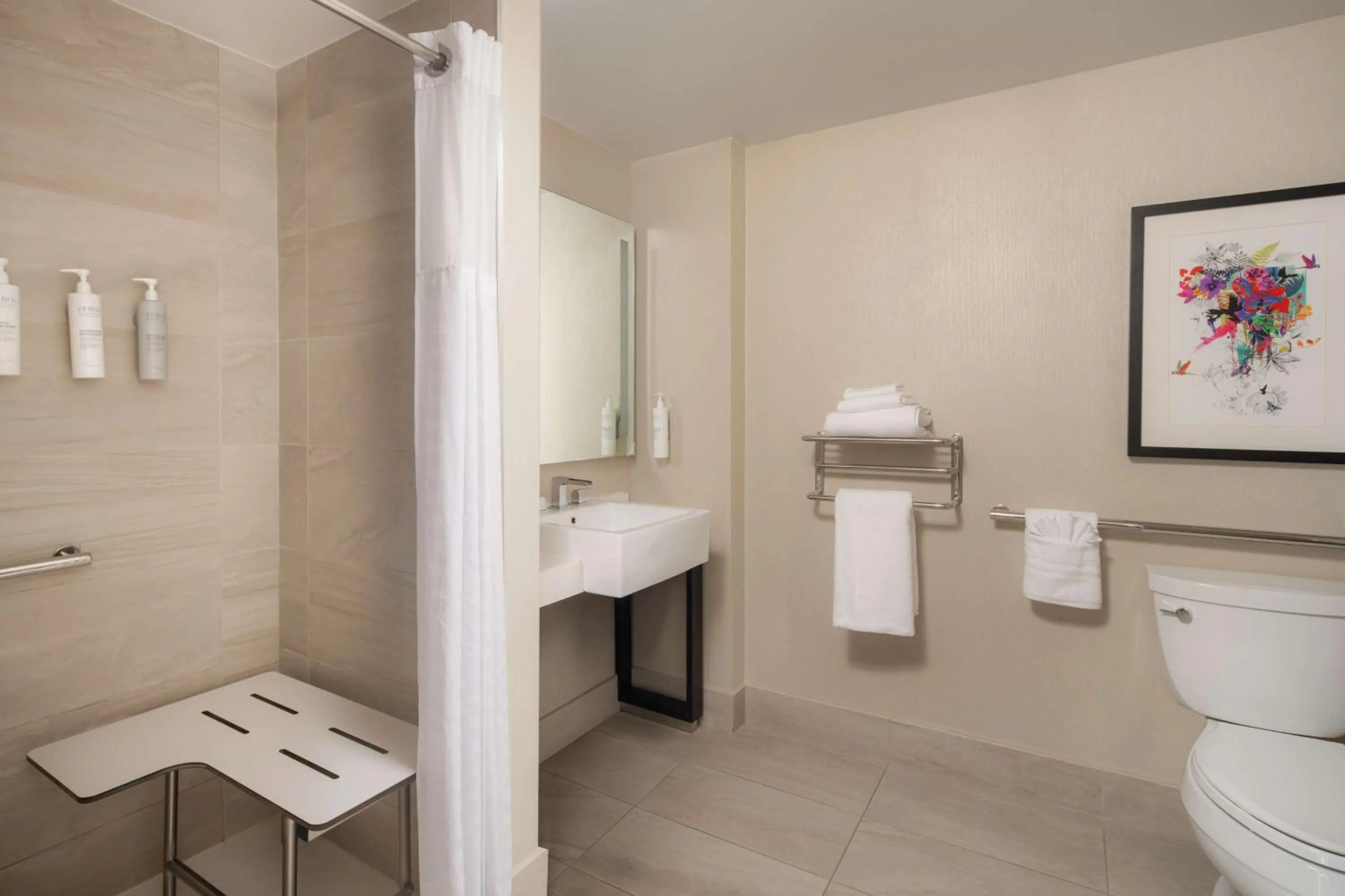 Bathroom in Embassy Suites By Hilton New York Manhattan Times Square