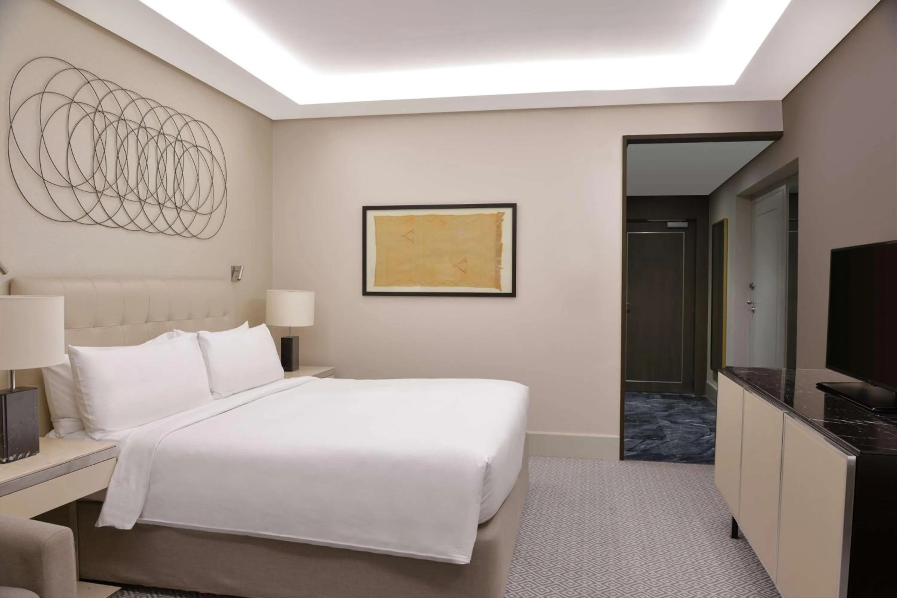 Bed in Hilton Tanger City Center
