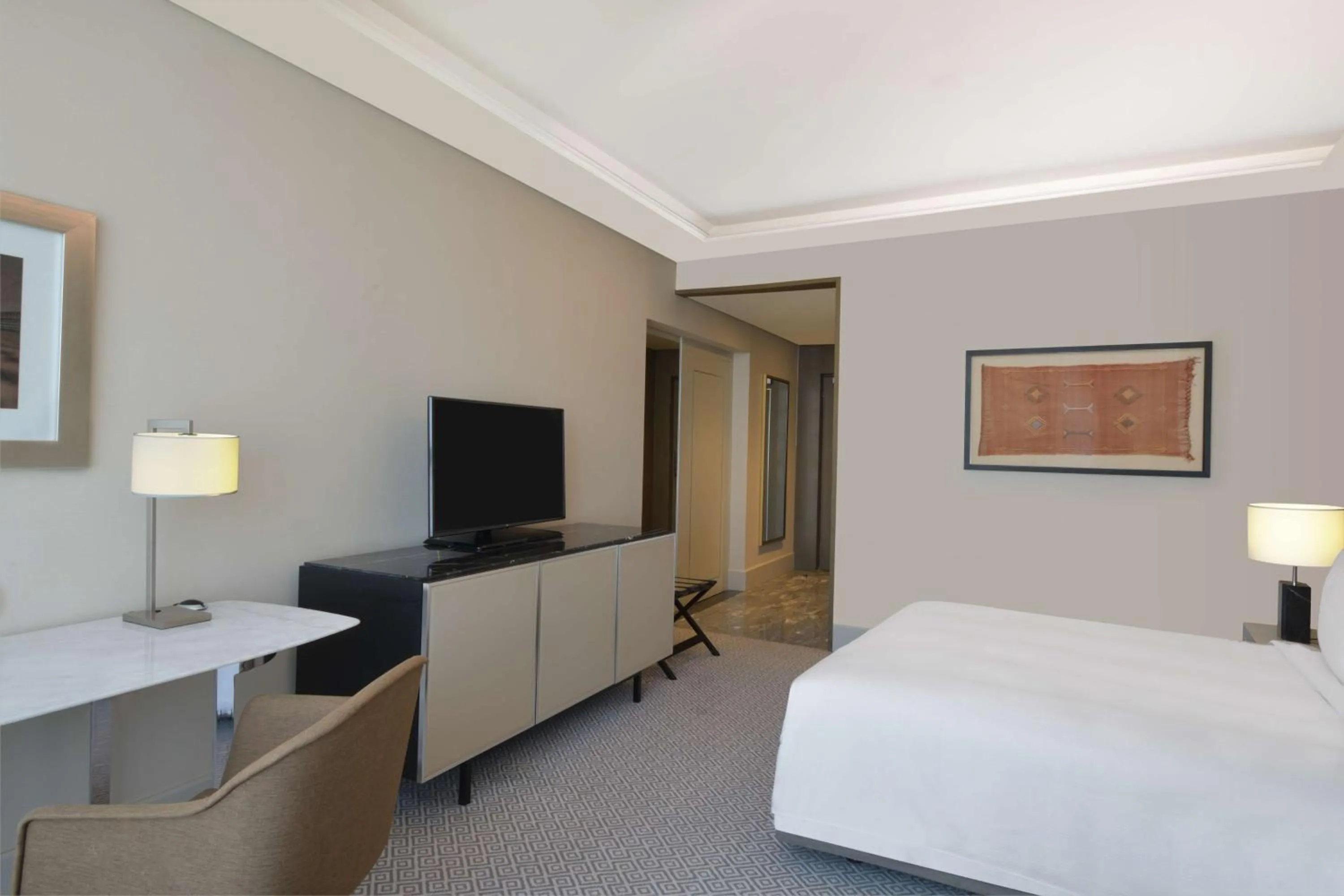 Bedroom, Bed in Hilton Tanger City Center