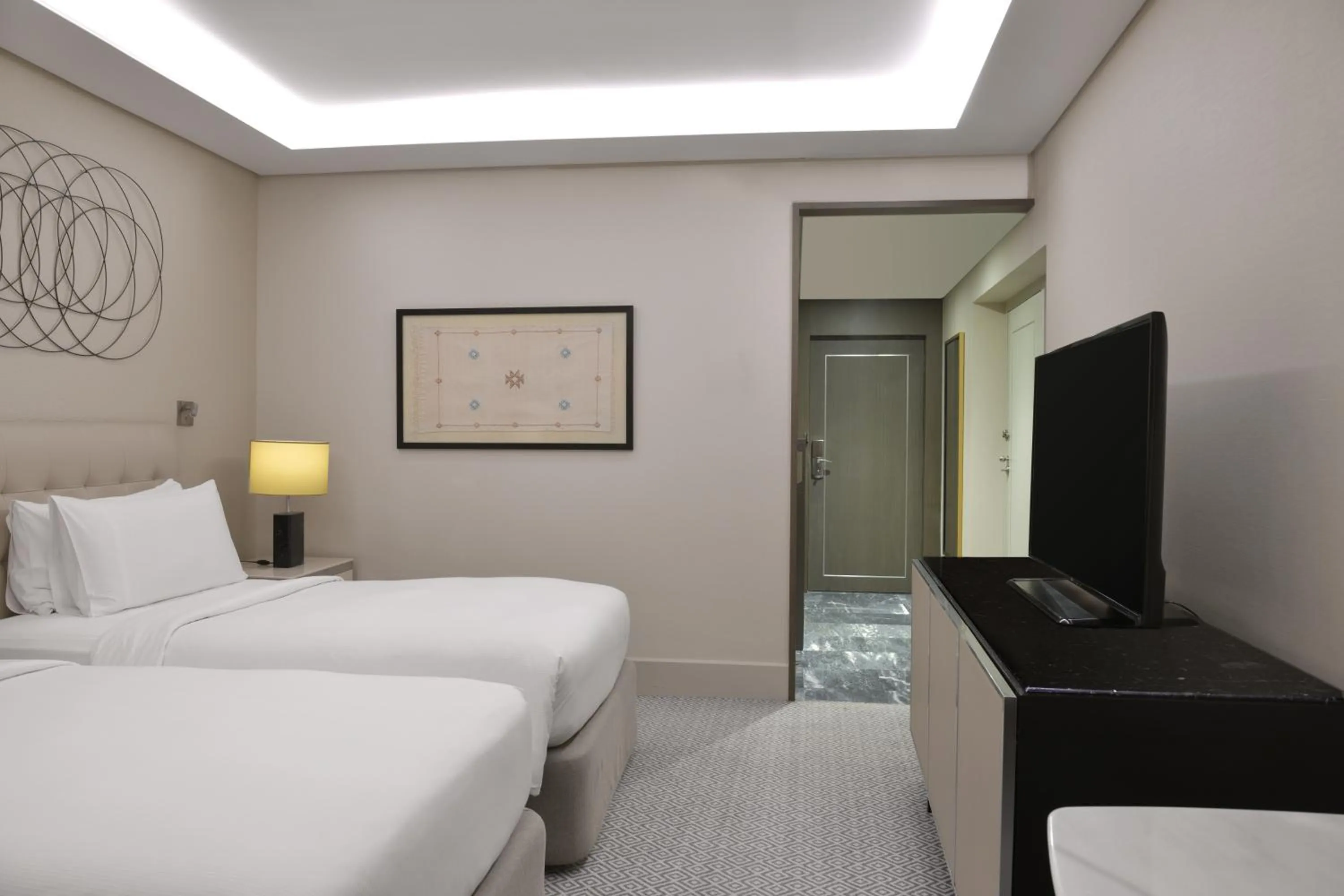 Bedroom, Bed in Hilton Tanger City Center
