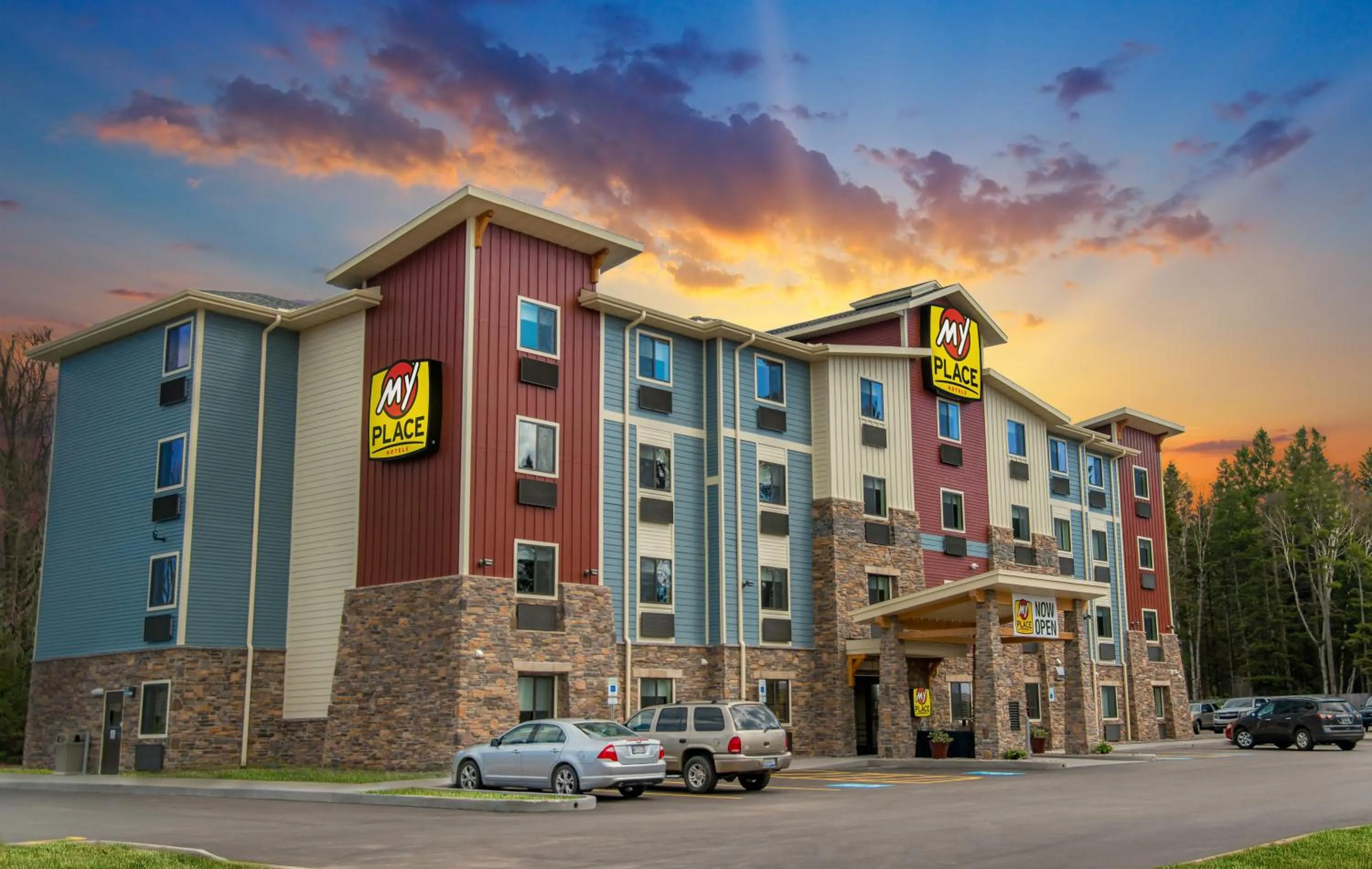 Property building in My Place Hotel-Marquette, MI