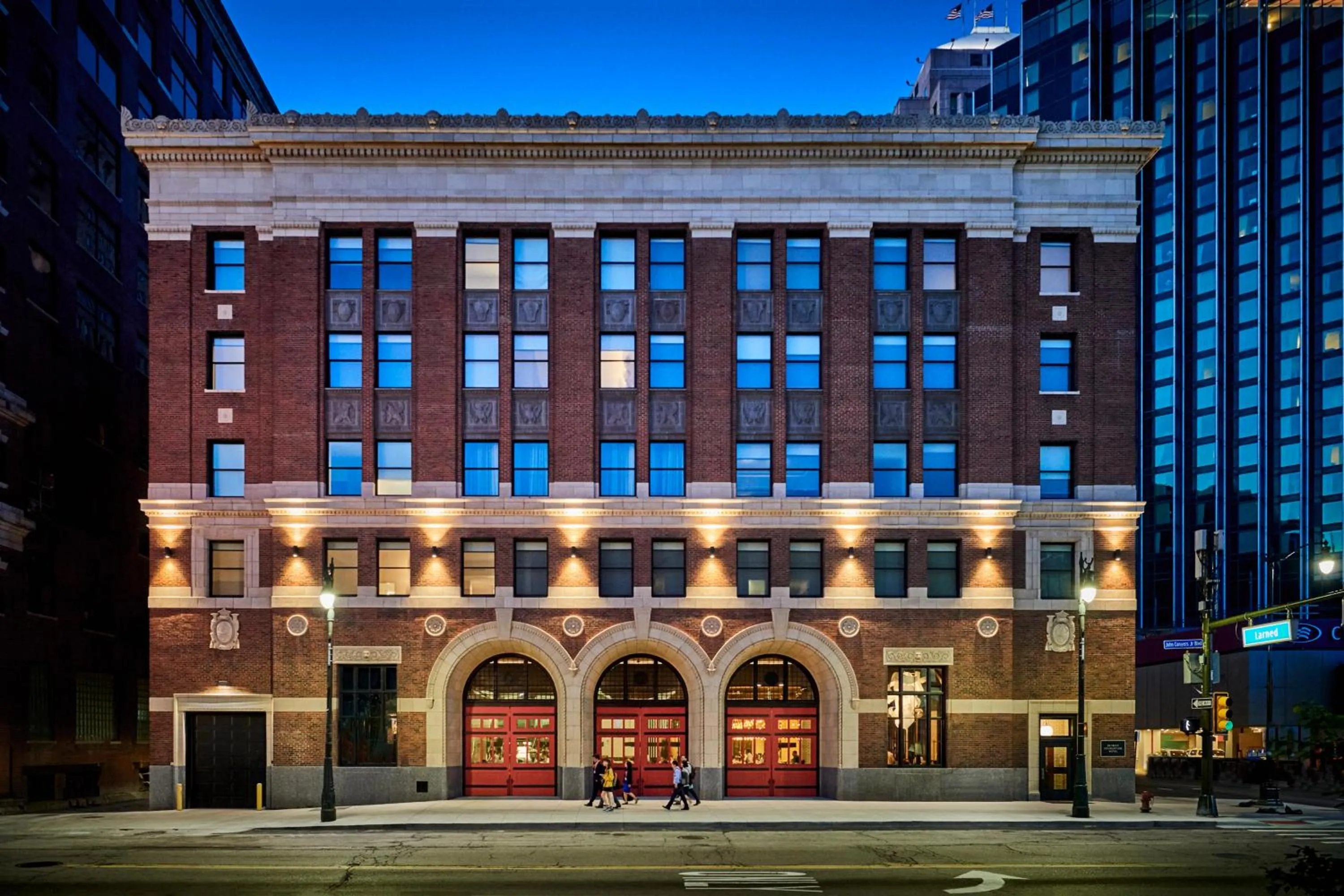Facade/entrance in Detroit Foundation Hotel