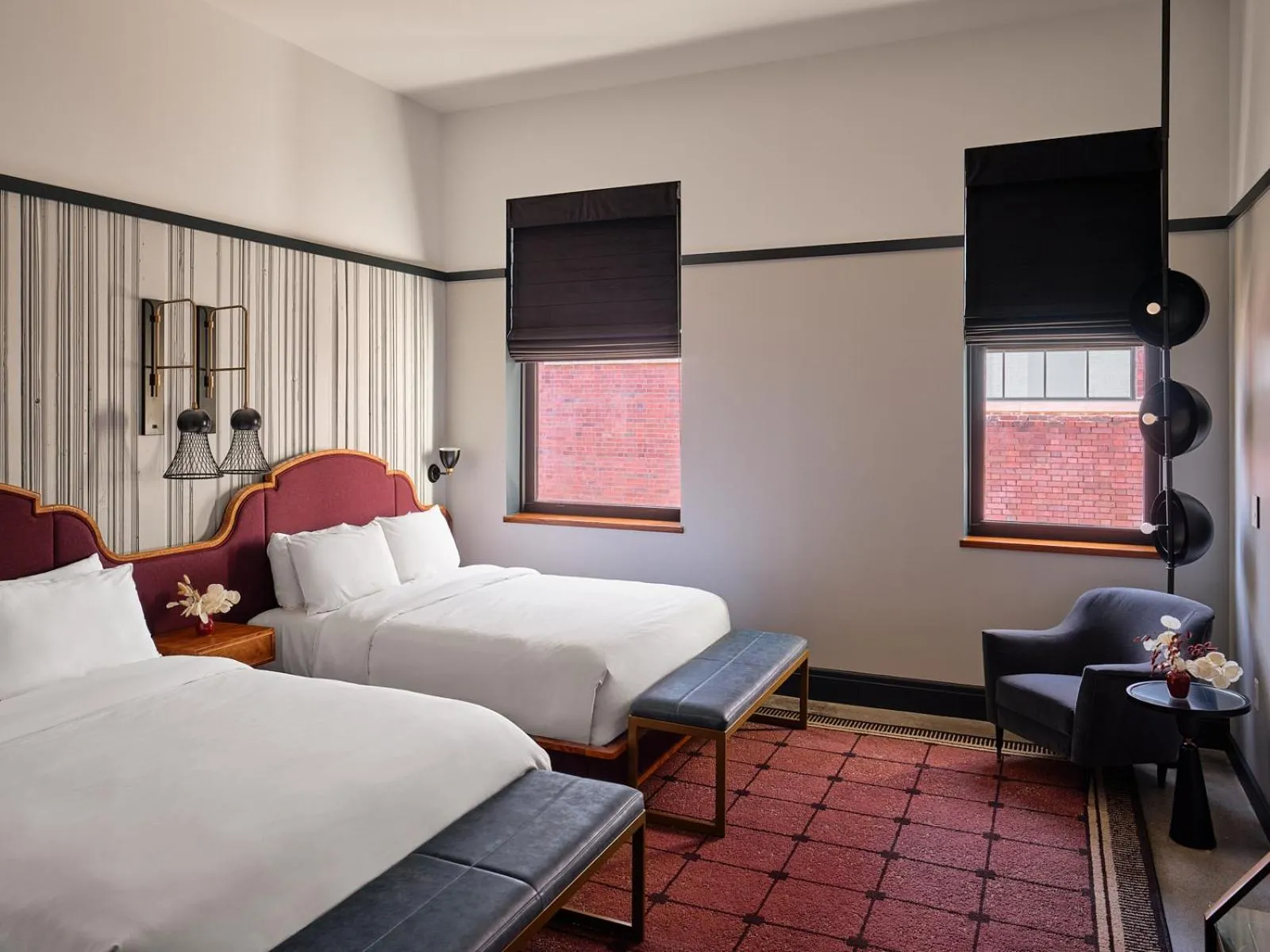 Bed in Detroit Foundation Hotel