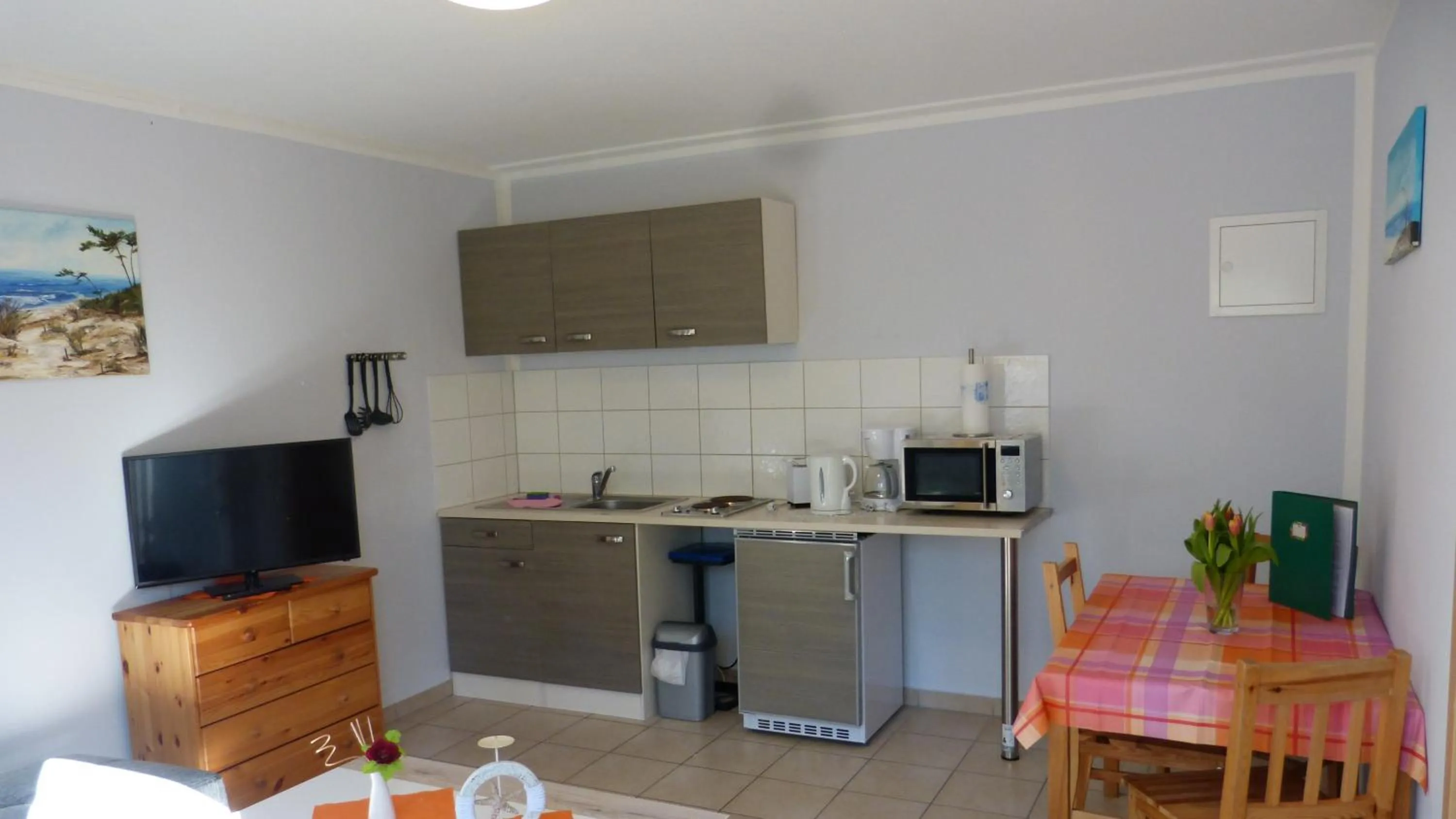 Kitchen or kitchenette in Bernstein Appartements