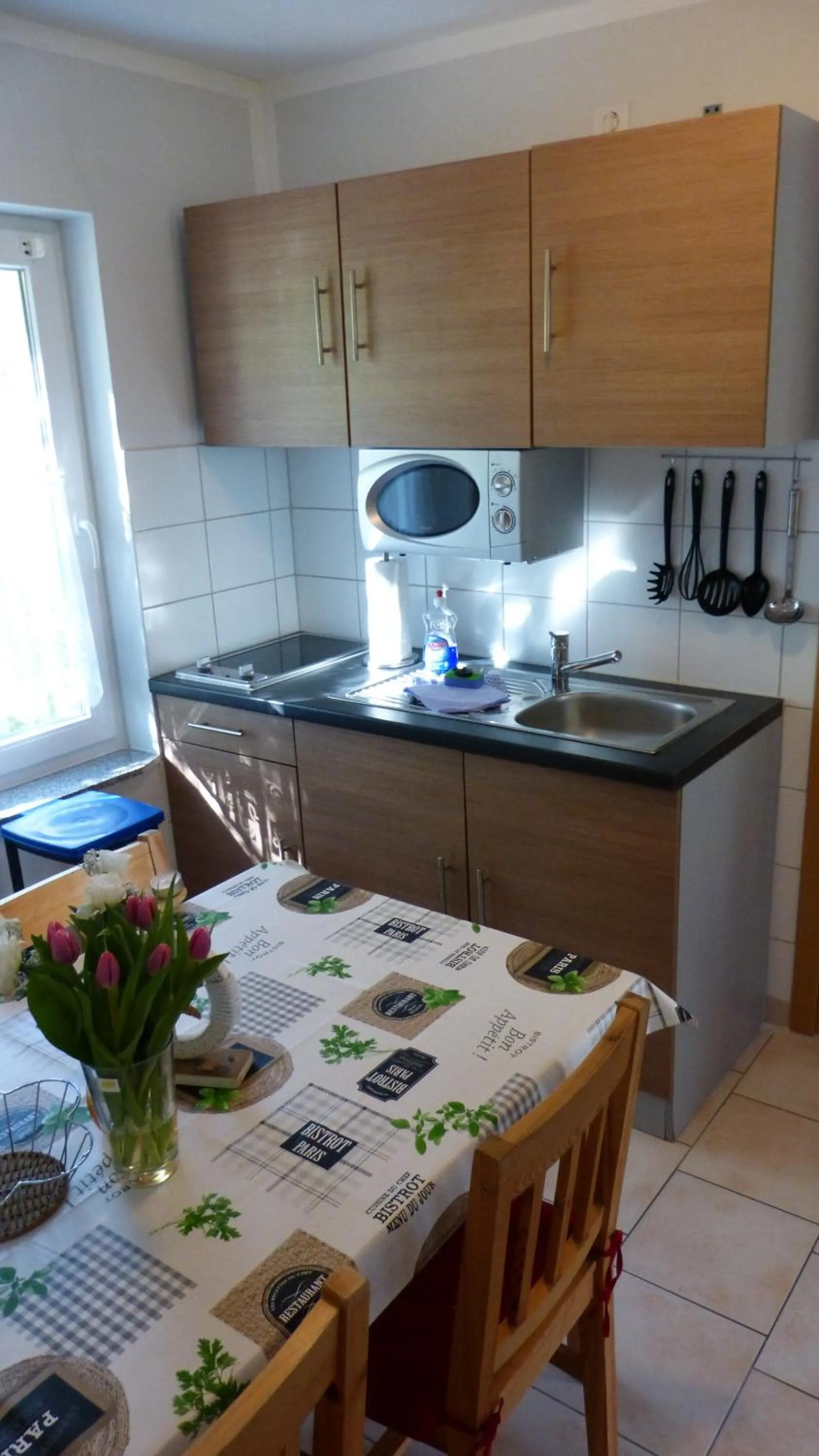 Kitchen or kitchenette in Bernstein Appartements