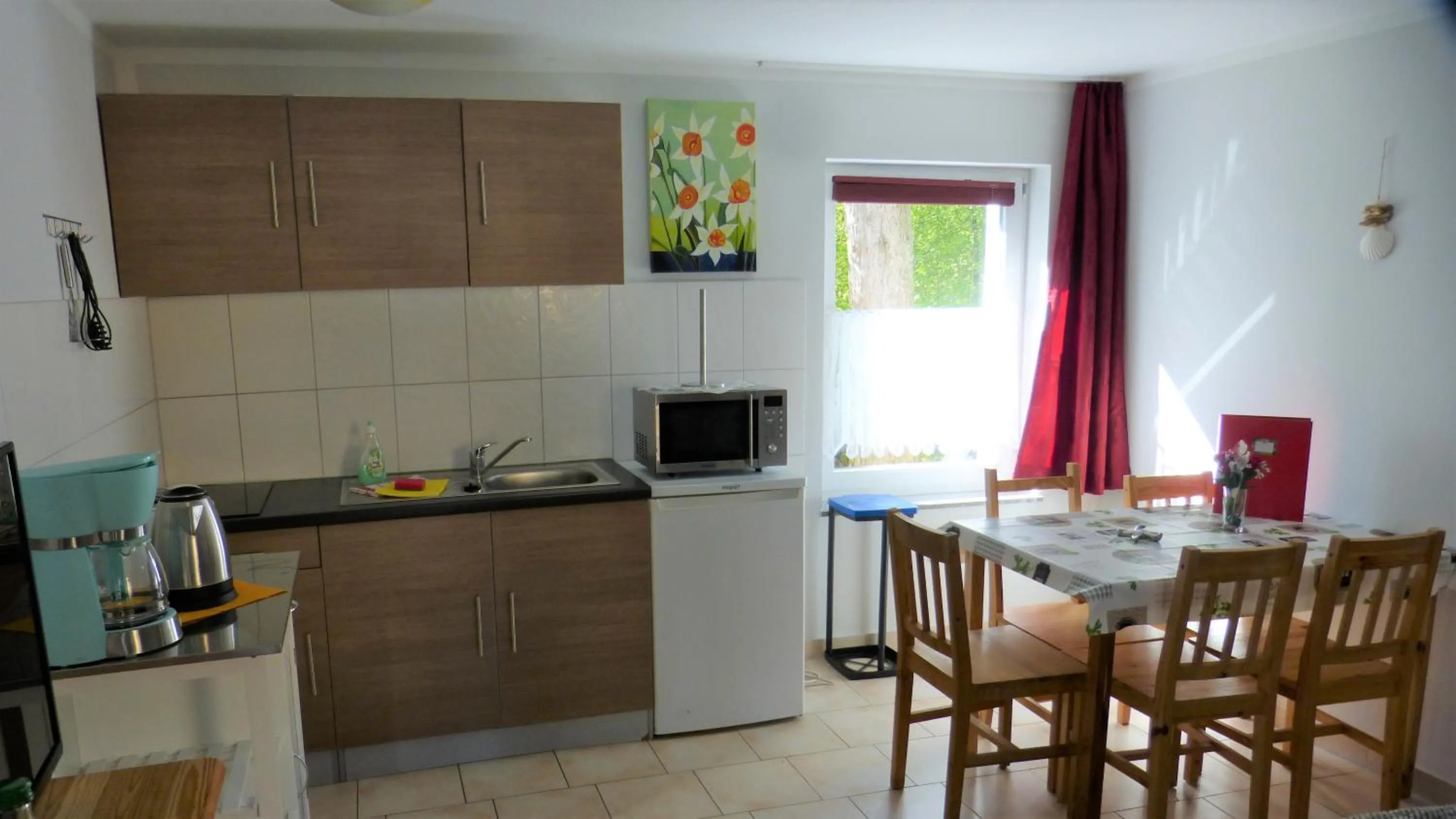 Kitchen or kitchenette in Bernstein Appartements