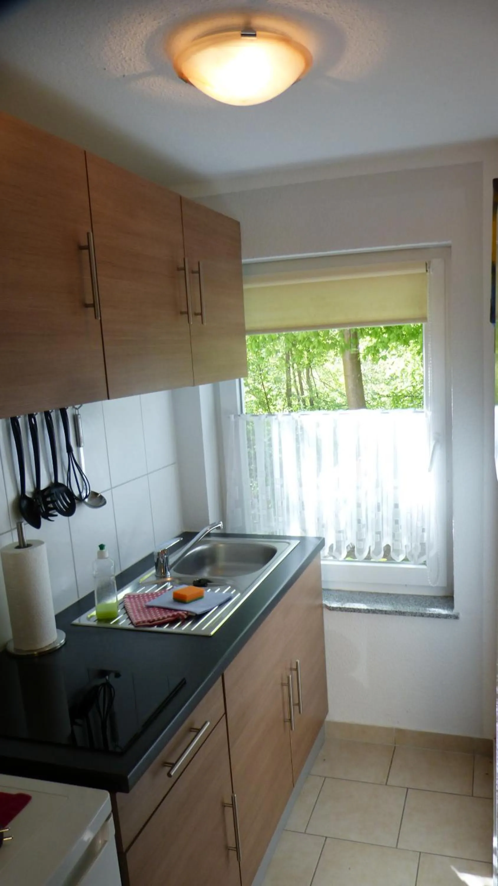 Kitchen or kitchenette in Bernstein Appartements