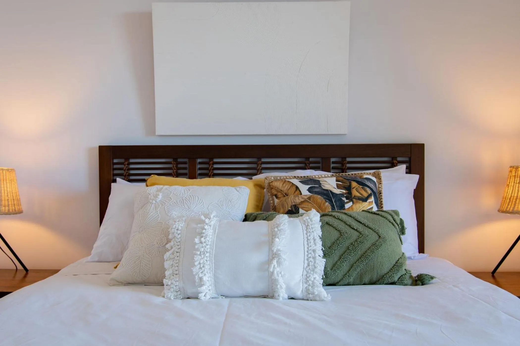 Bed in Azure Sea Whitsunday Resort