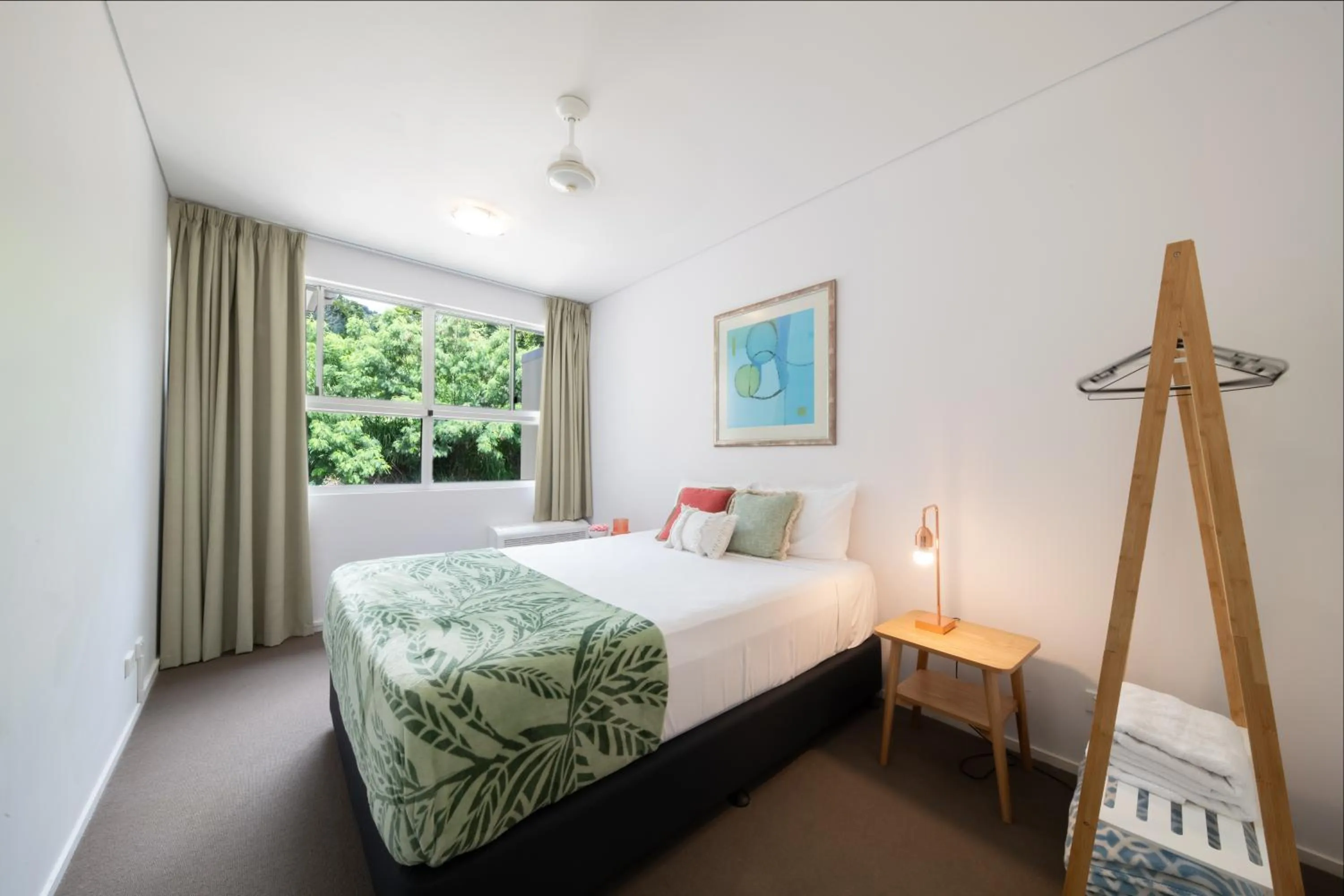 Bed in Azure Sea Whitsunday Resort