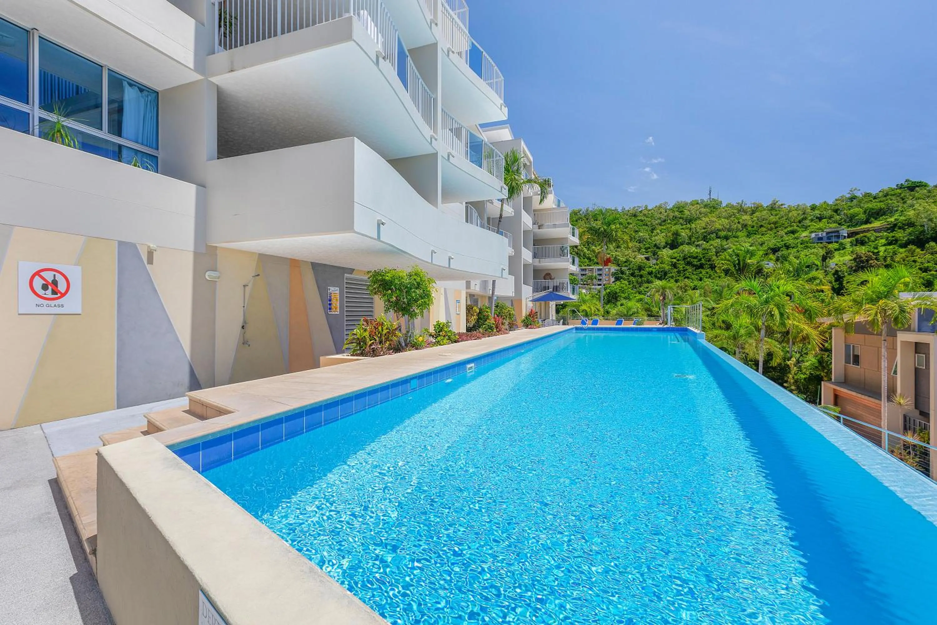 Pool view in Azure Sea Whitsunday Resort