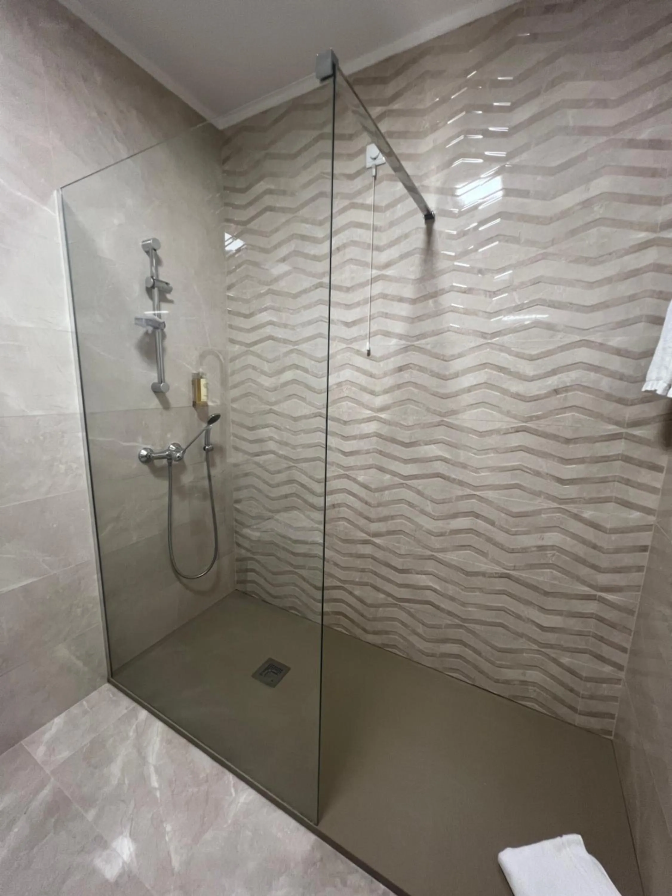 Shower in Hotel Ribadouro