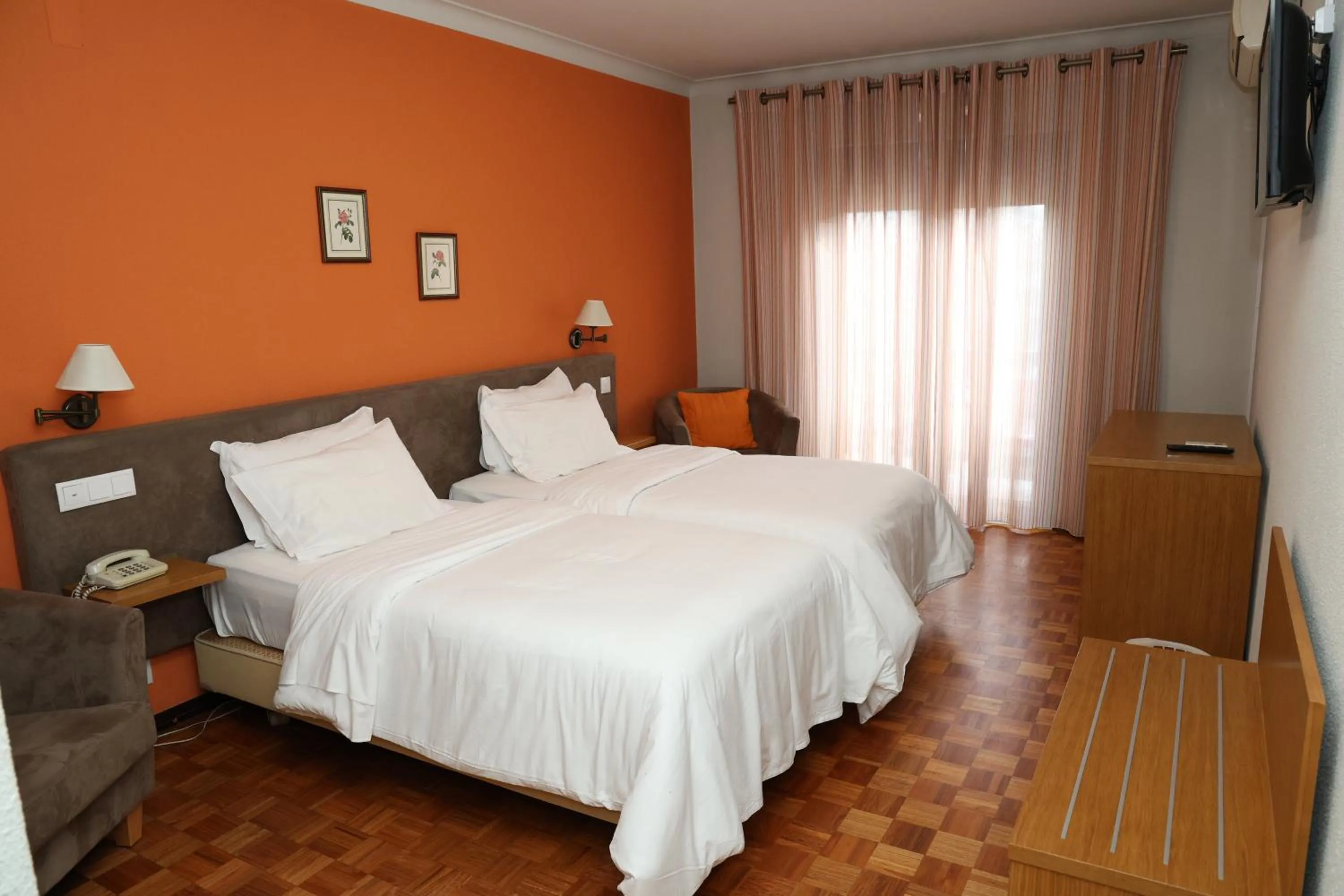 Bed in Hotel Ribadouro
