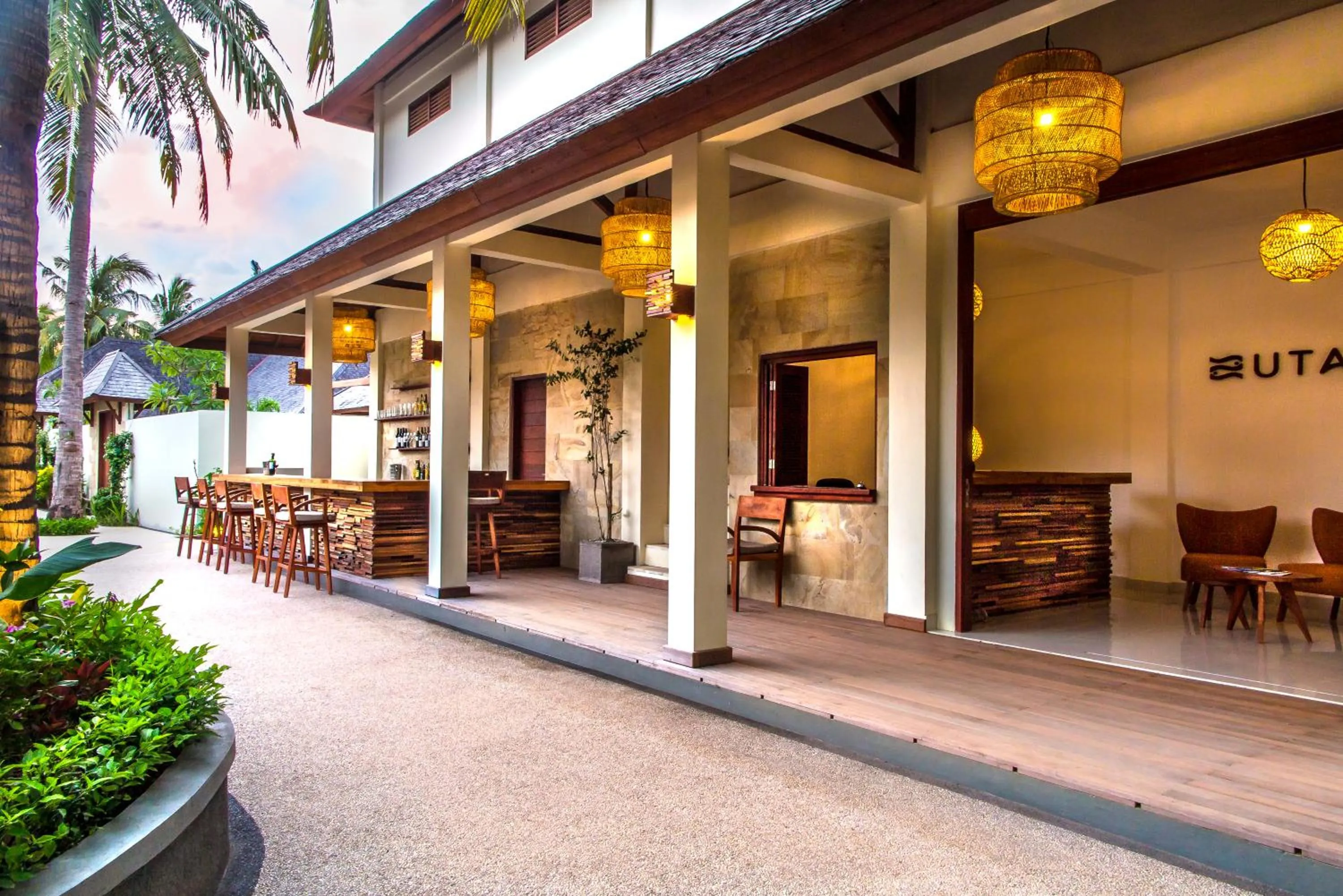 Facade/entrance in Utara Villas