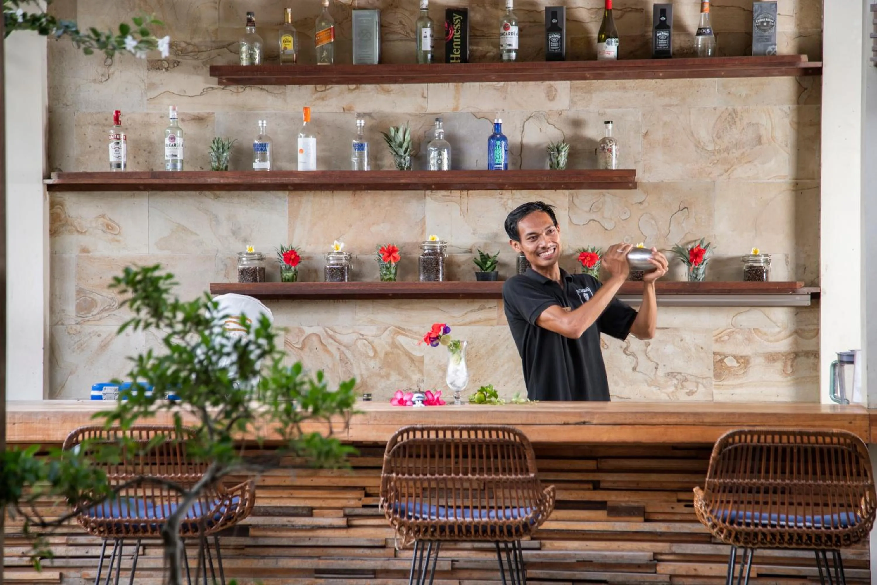 Lounge or bar in Utara Villas