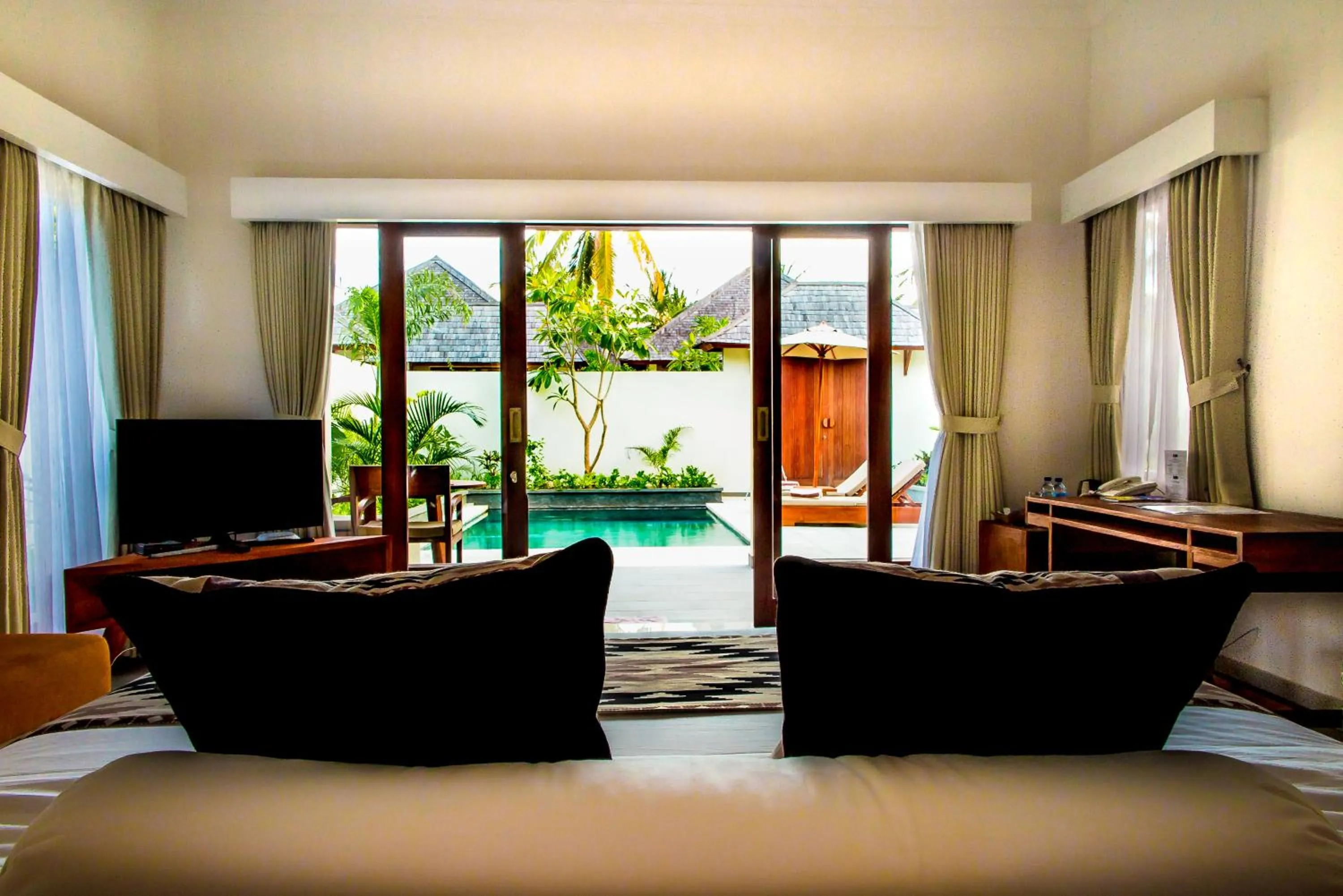 Bed in Utara Villas