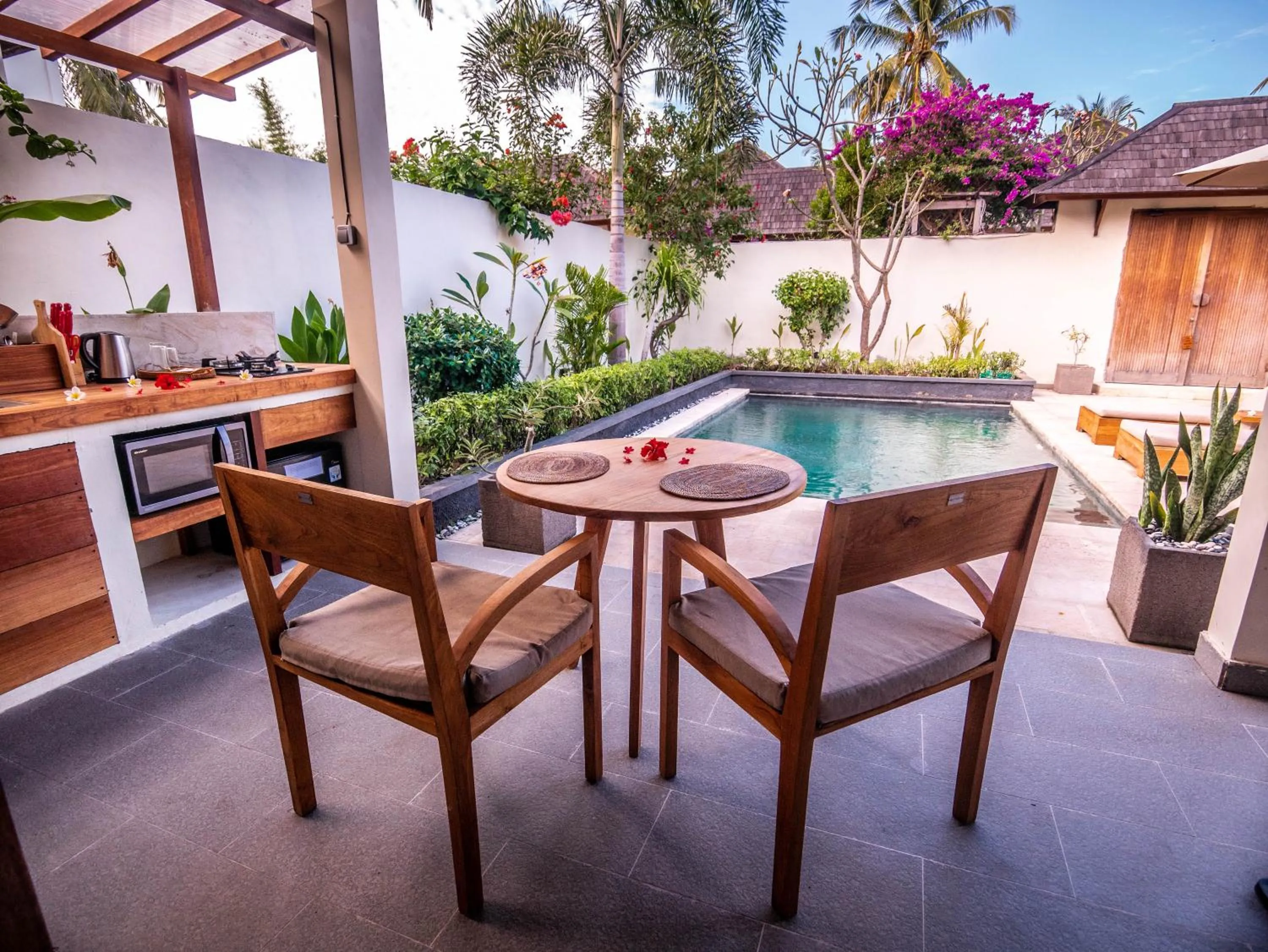 Balcony/Terrace in Utara Villas