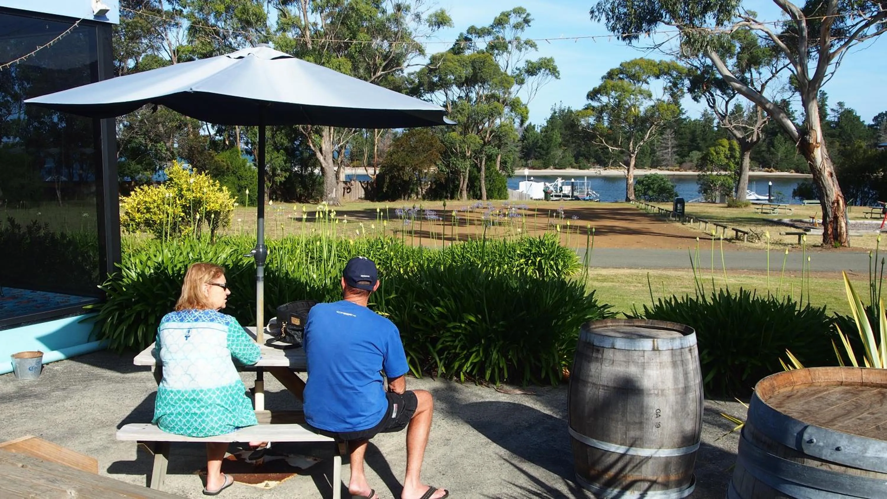 People in Orford Blue Waters Hotel