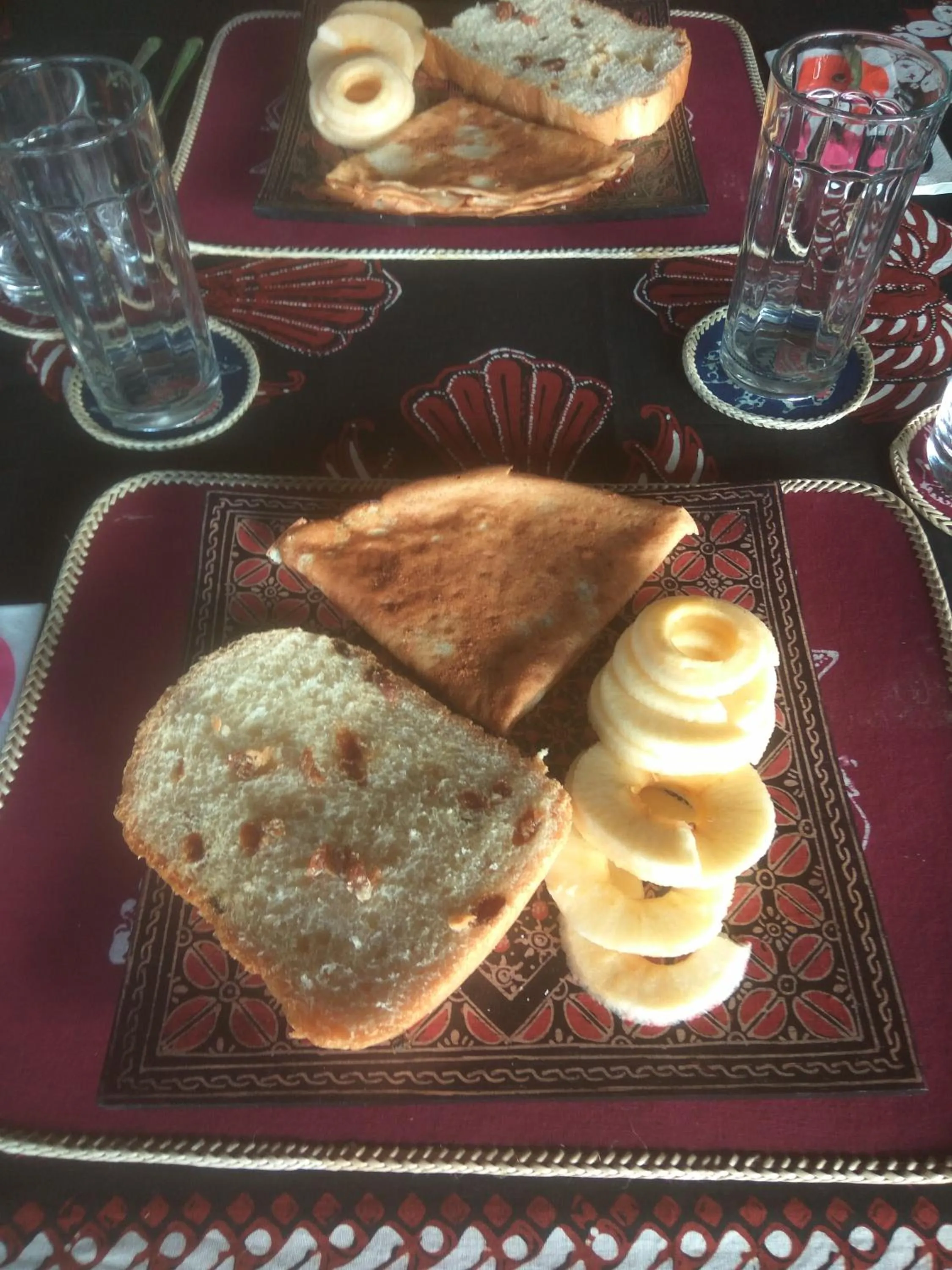 Continental breakfast in Manggis Garden Dive Resort