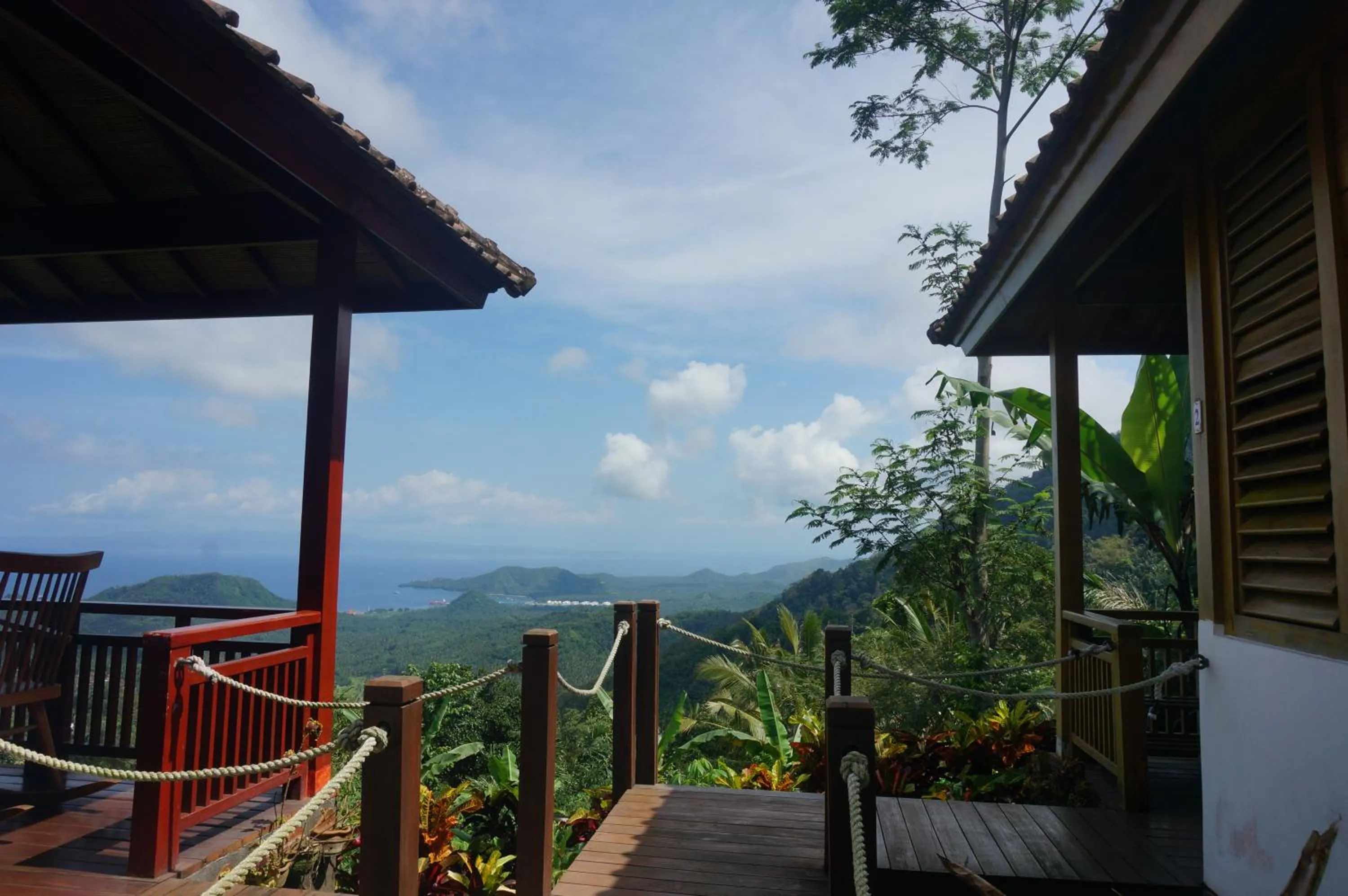 Balcony/Terrace in Manggis Garden Dive Resort