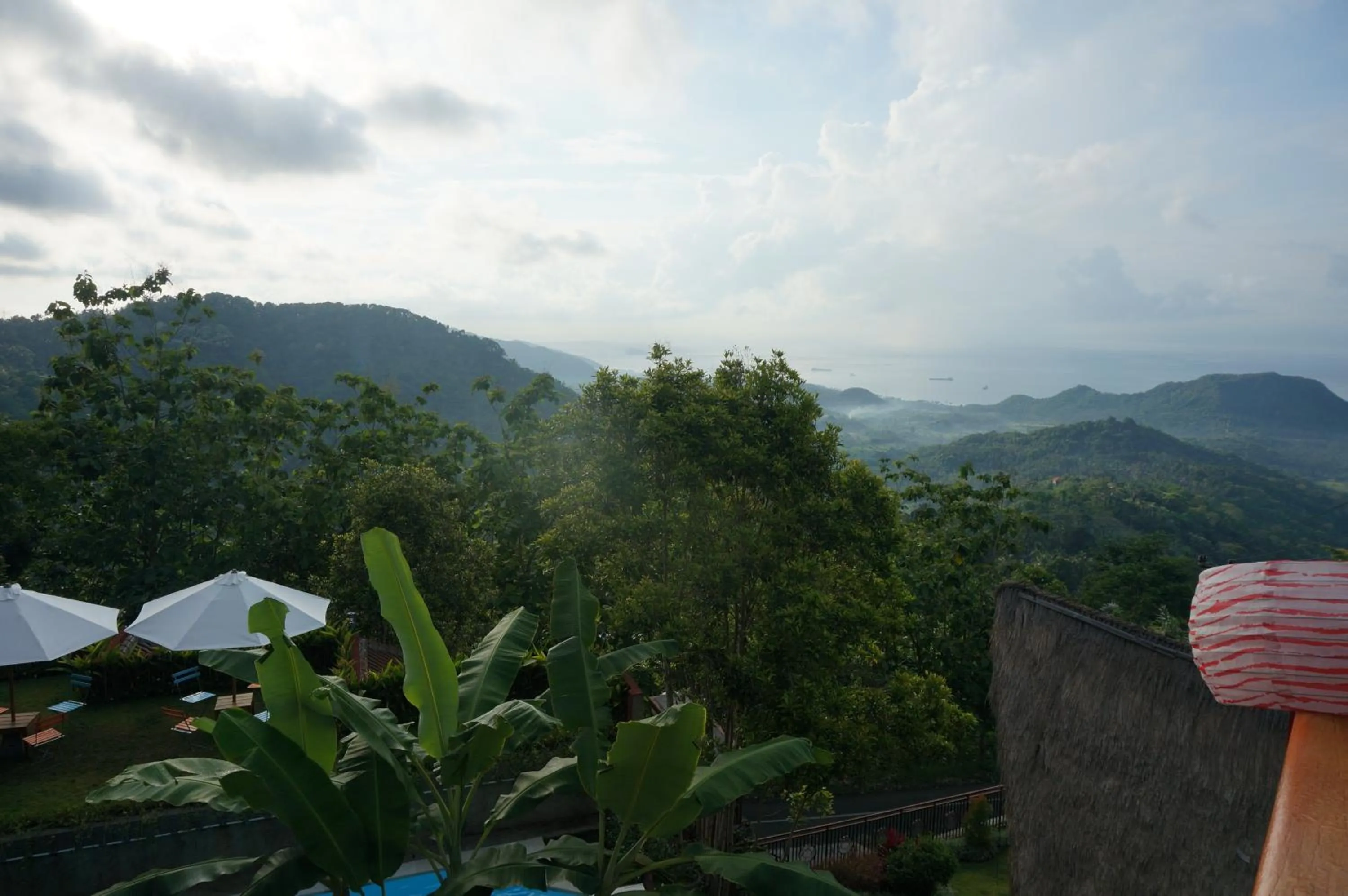 Balcony/Terrace in Manggis Garden Dive Resort