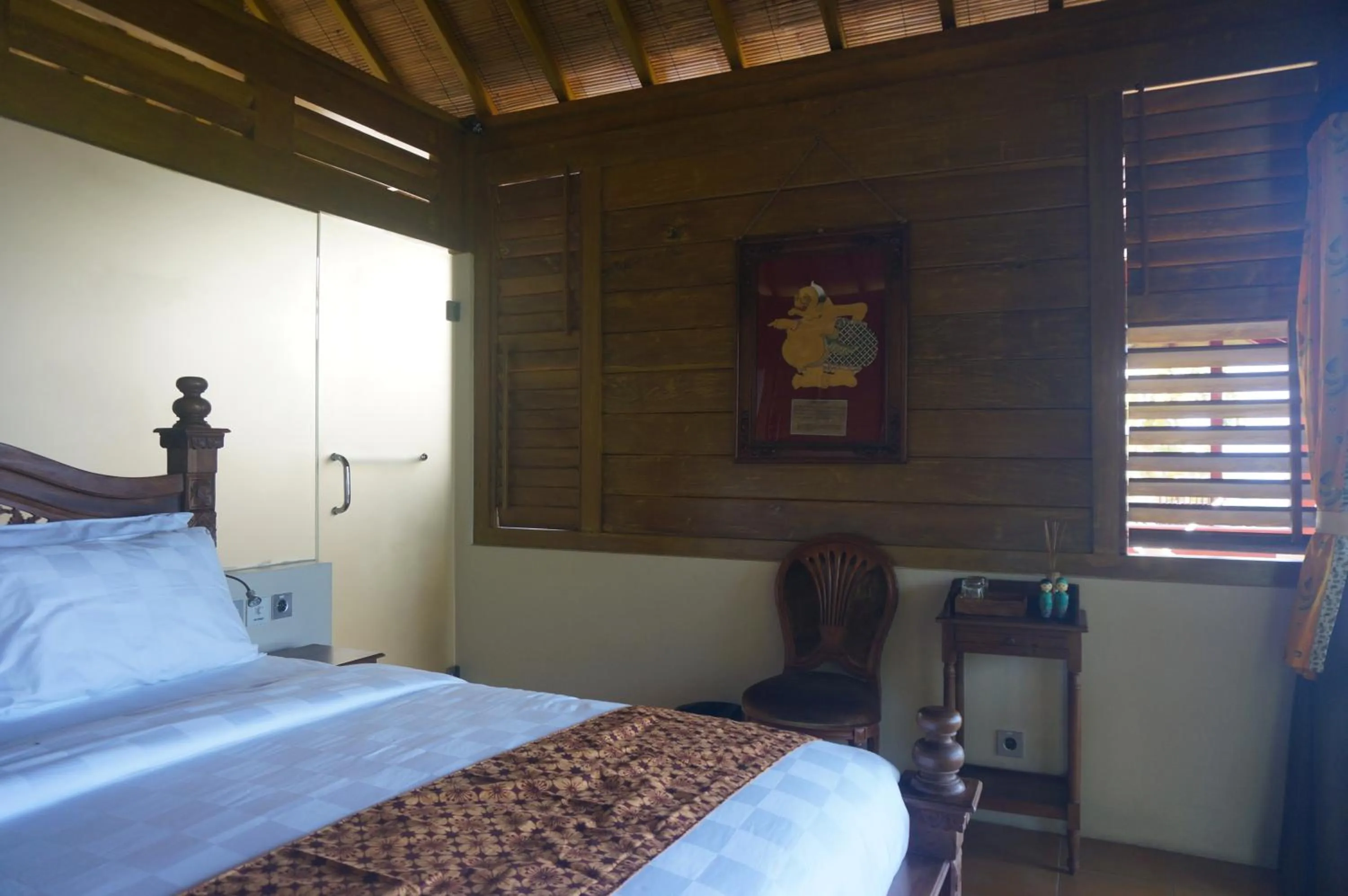 Bed in Manggis Garden Dive Resort