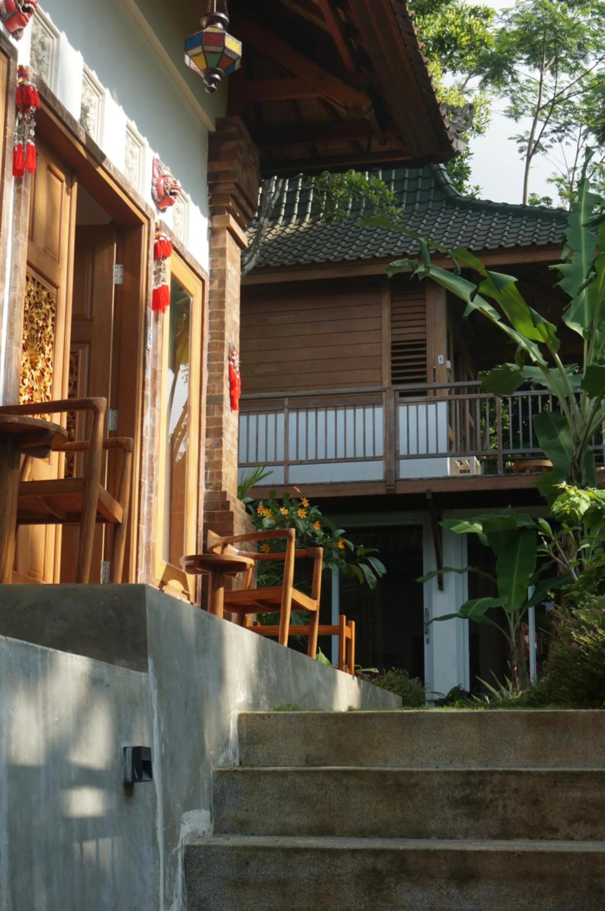 Balcony/Terrace in Manggis Garden Dive Resort