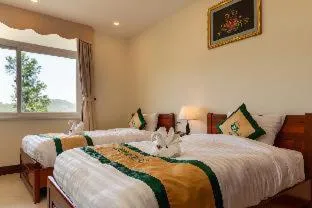 Bed in Thuy Hoang Nguyen Resort & Spa