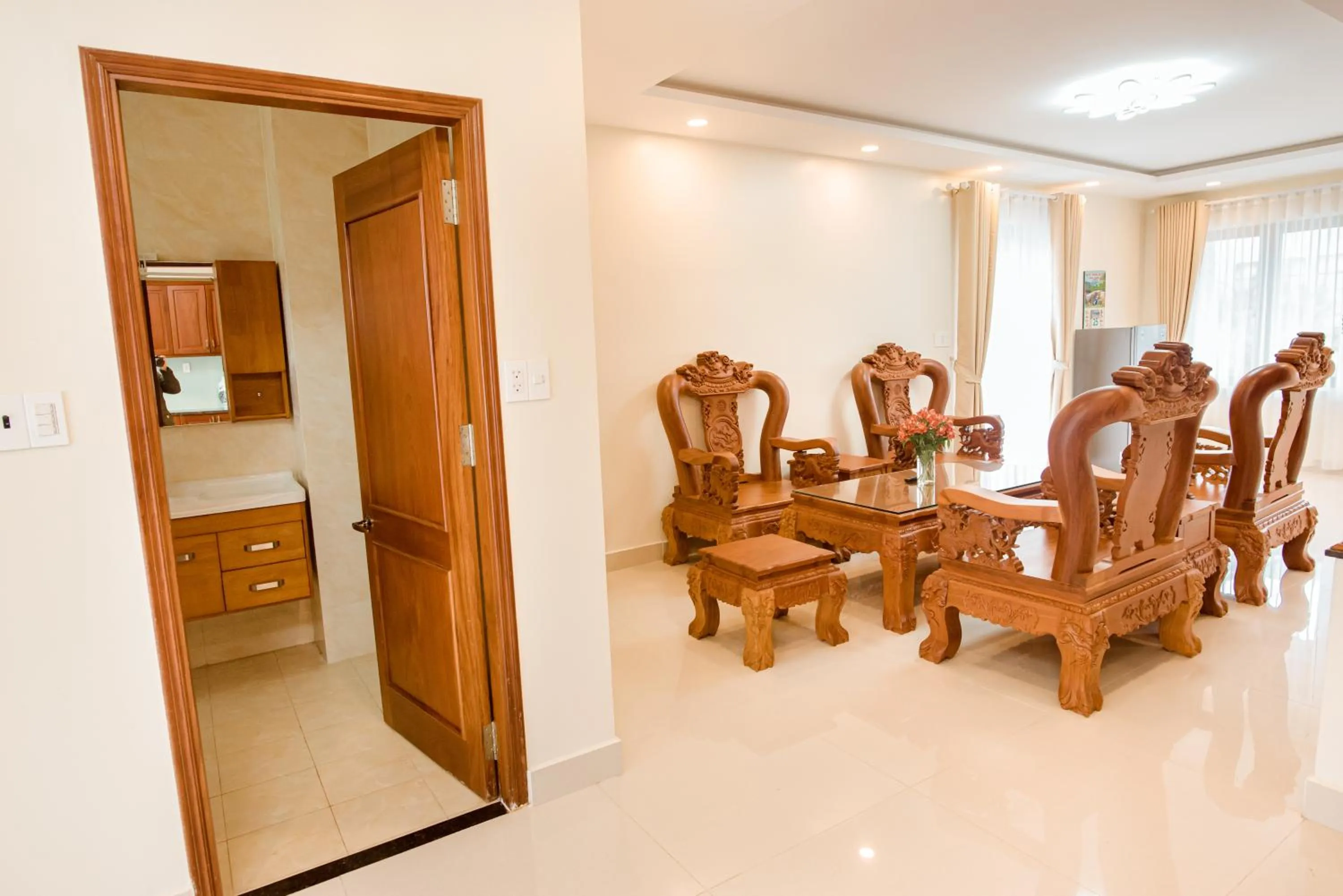 Toilet in Thuy Hoang Nguyen Resort & Spa