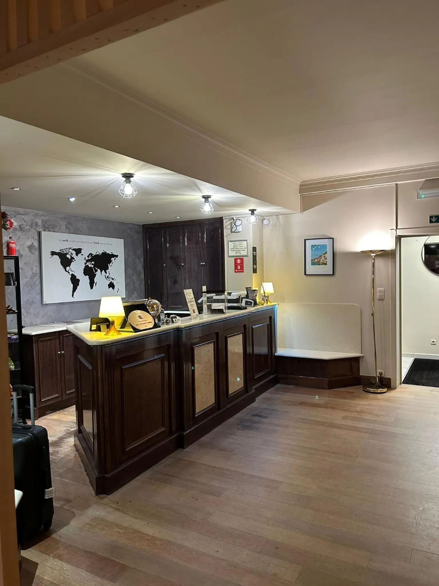 Lobby or reception in Hotel Taormina Brussels Airport