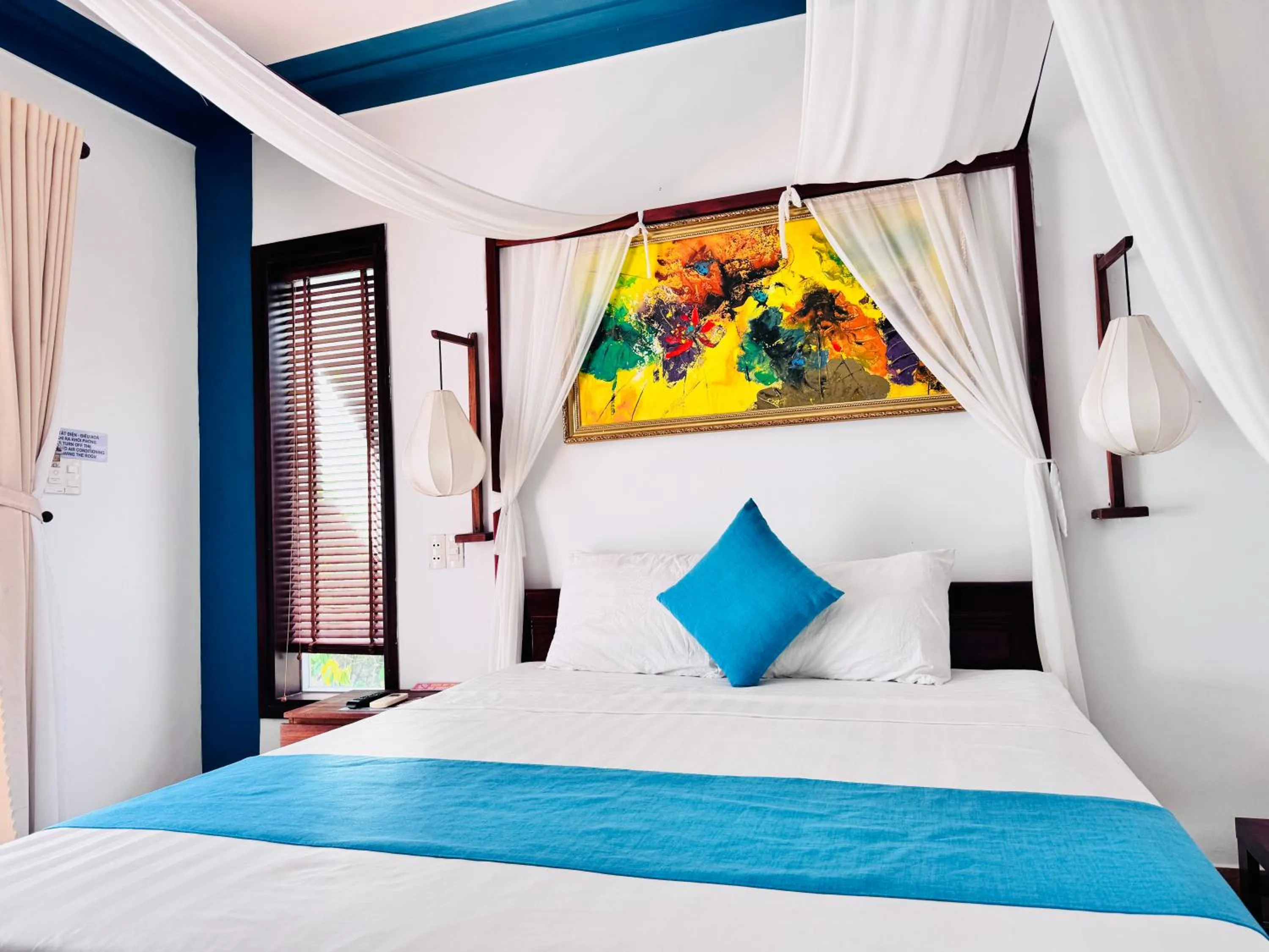 Bed in Relax Garden Boutique Villa Hoi An