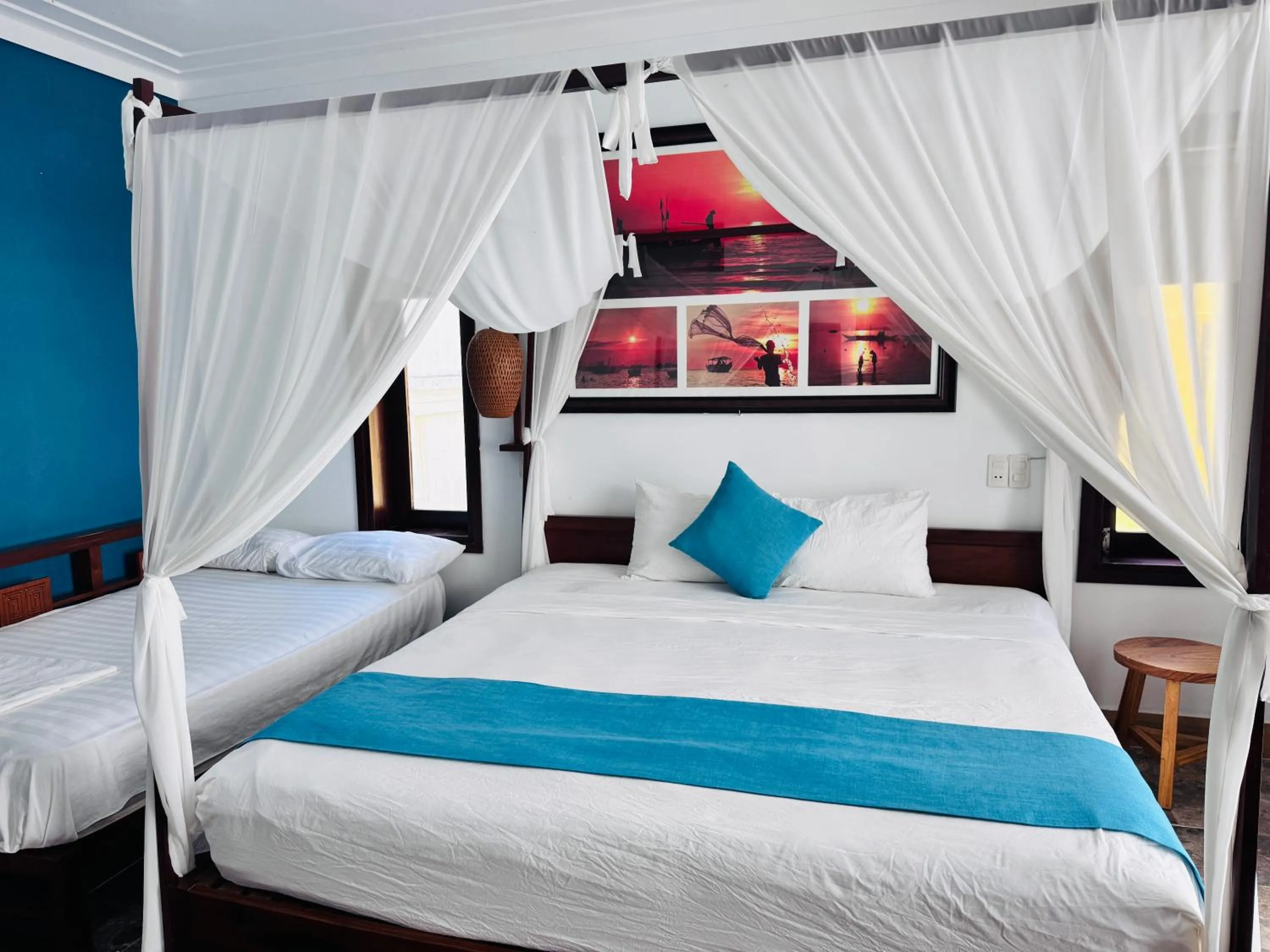 Bed in Relax Garden Boutique Villa Hoi An