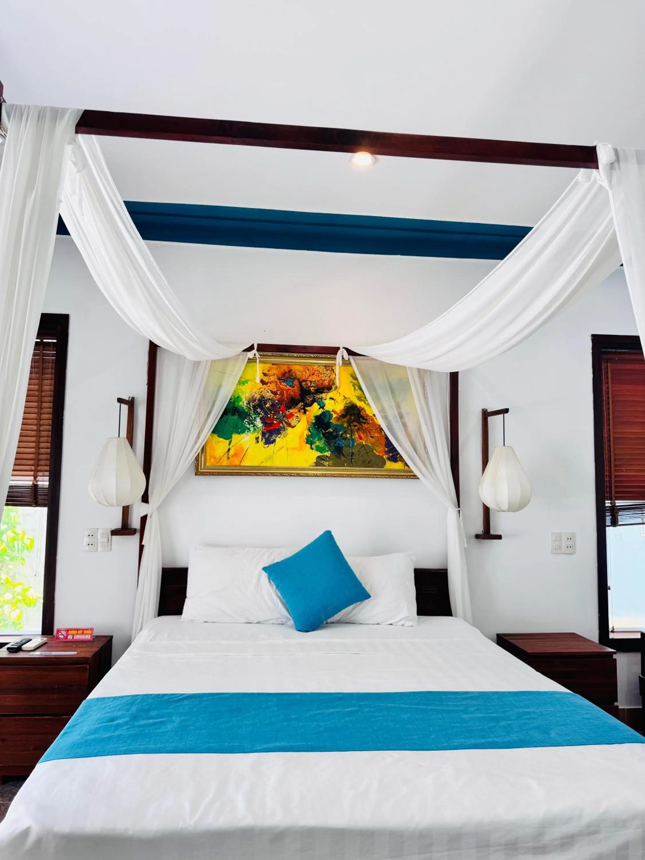 Bed in Relax Garden Boutique Villa Hoi An