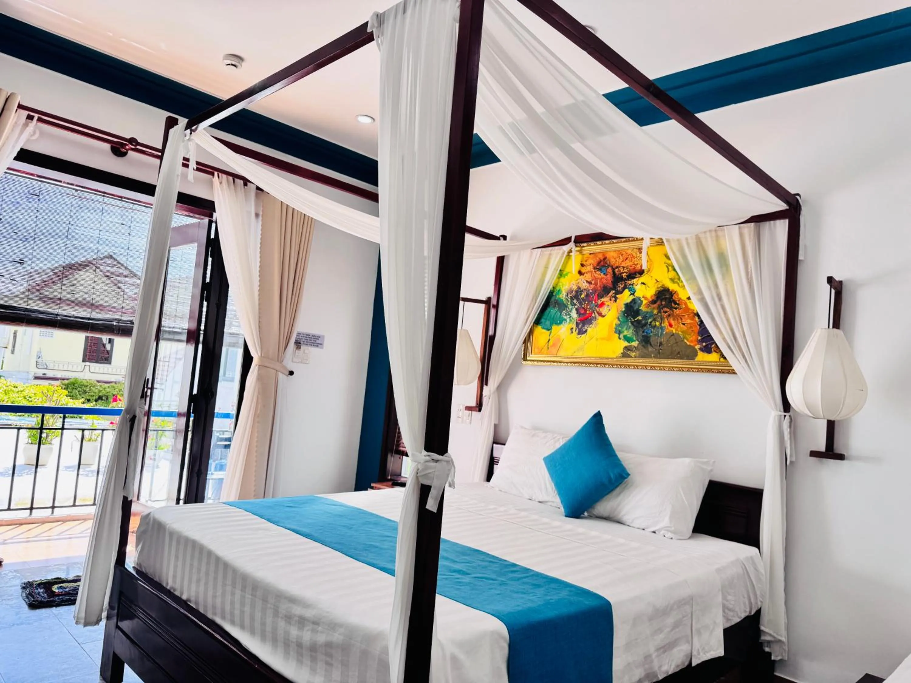 Bed in Relax Garden Boutique Villa Hoi An