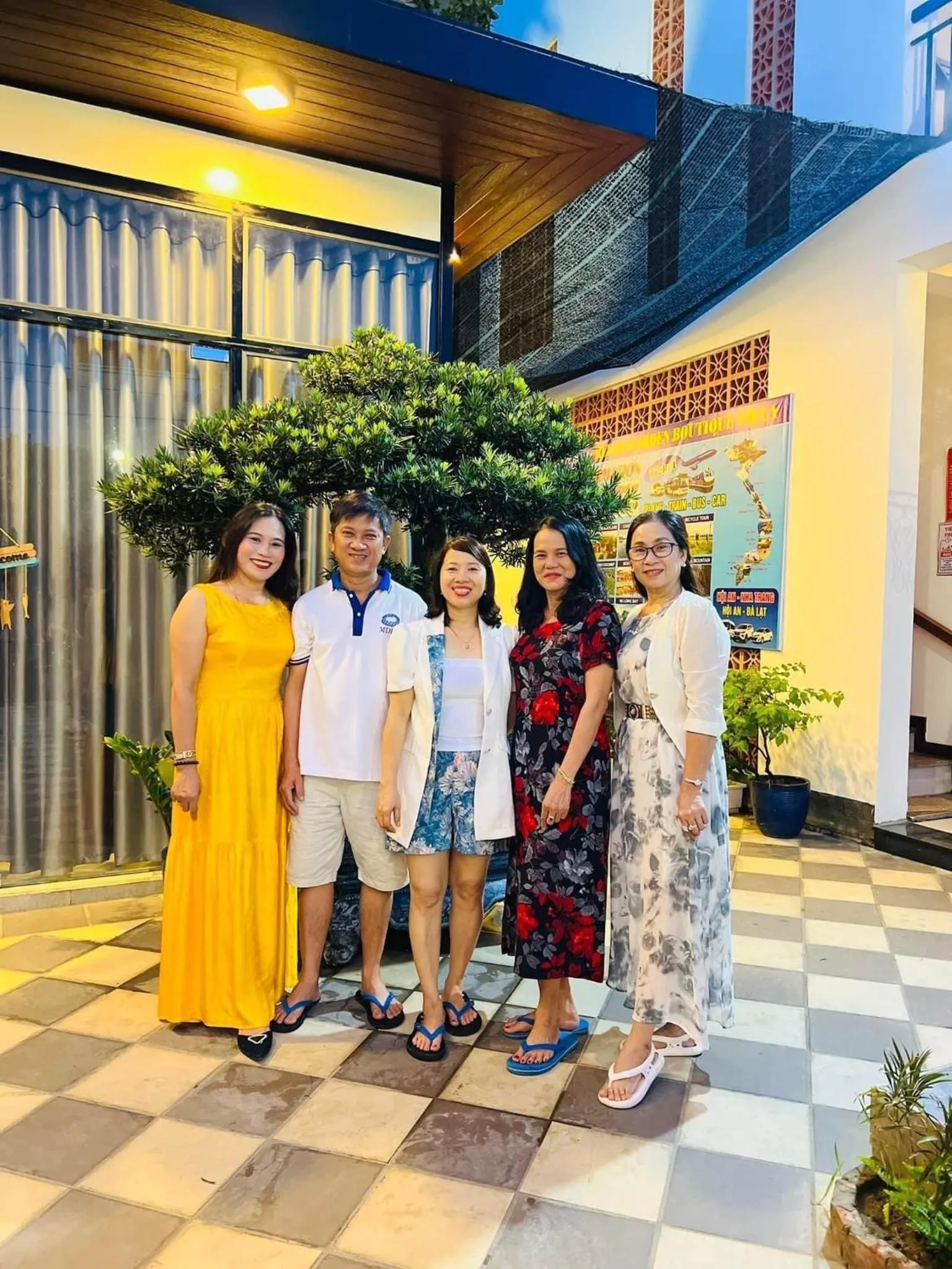 group of guests in Relax Garden Boutique Villa Hoi An