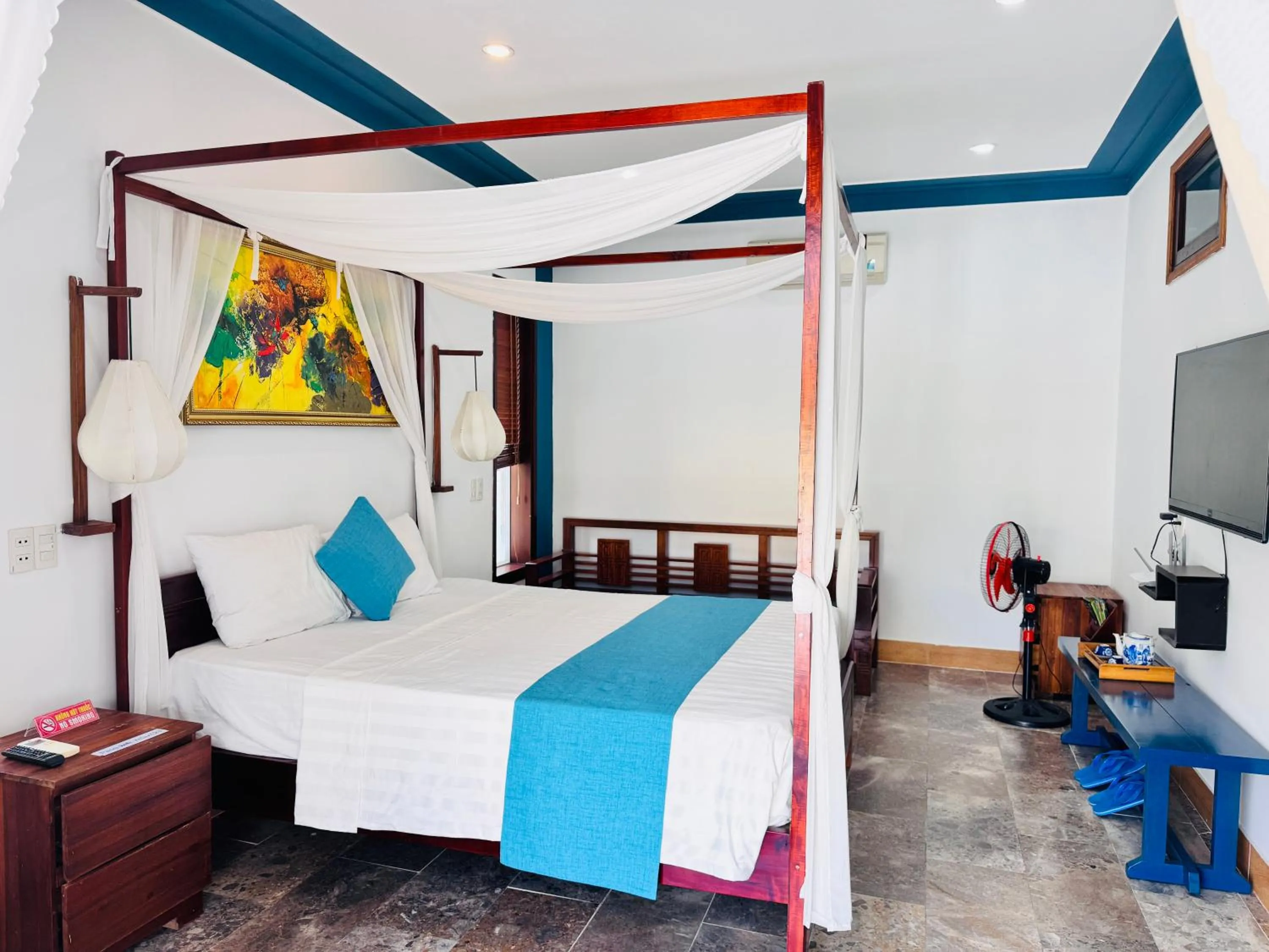 Bed in Relax Garden Boutique Villa Hoi An