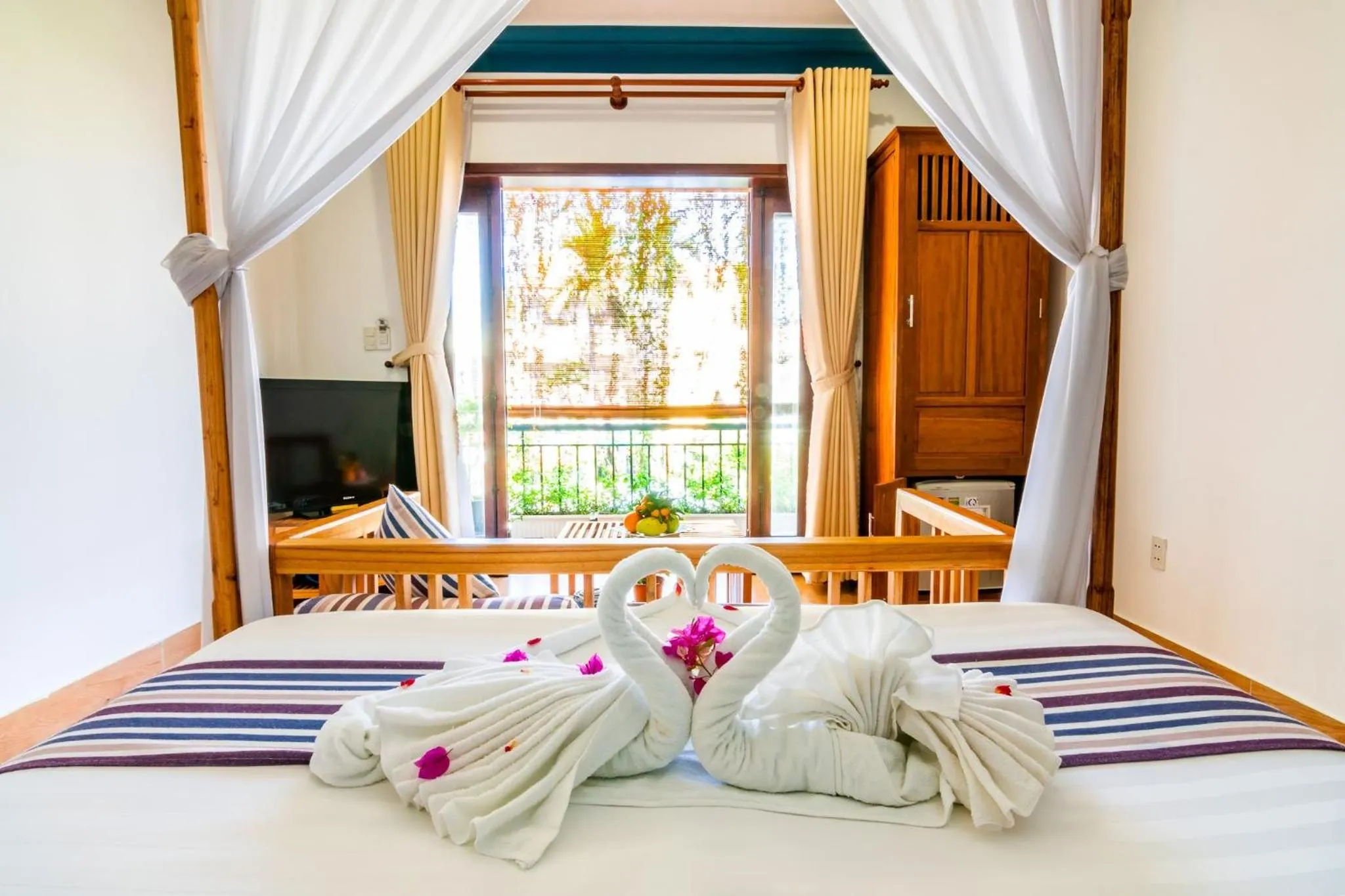 Bedroom, Bed in Relax Garden Boutique Villa Hoi An