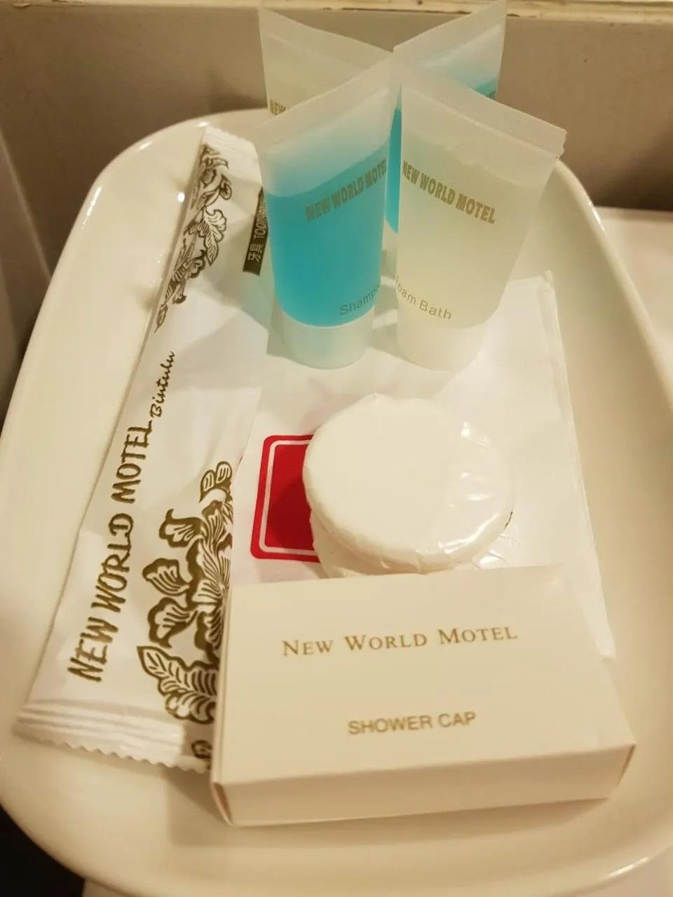 Shower in New World Express Motel