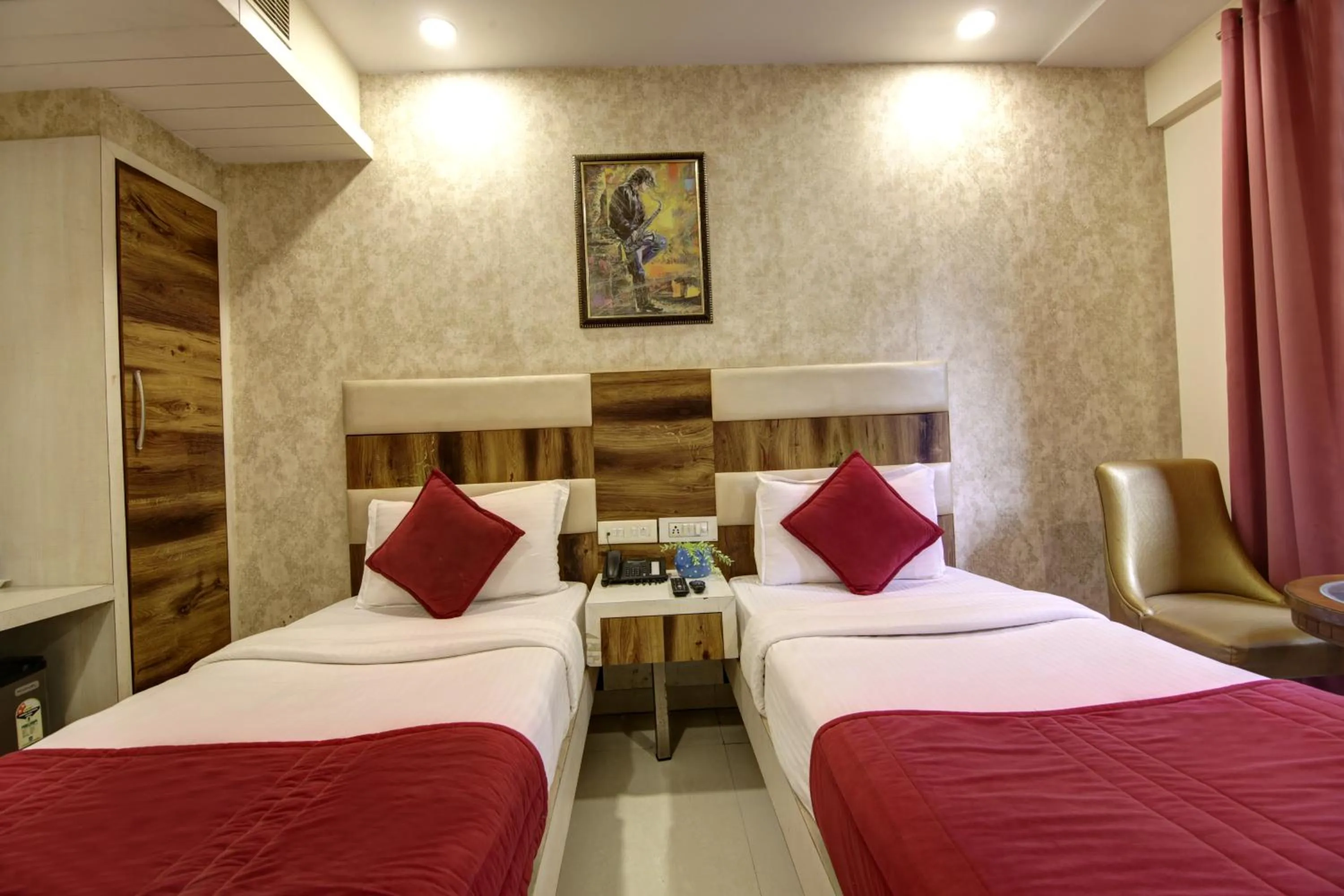 Bedroom, Bed in The Shanti Plaza - Traveler's choice awarded 2025