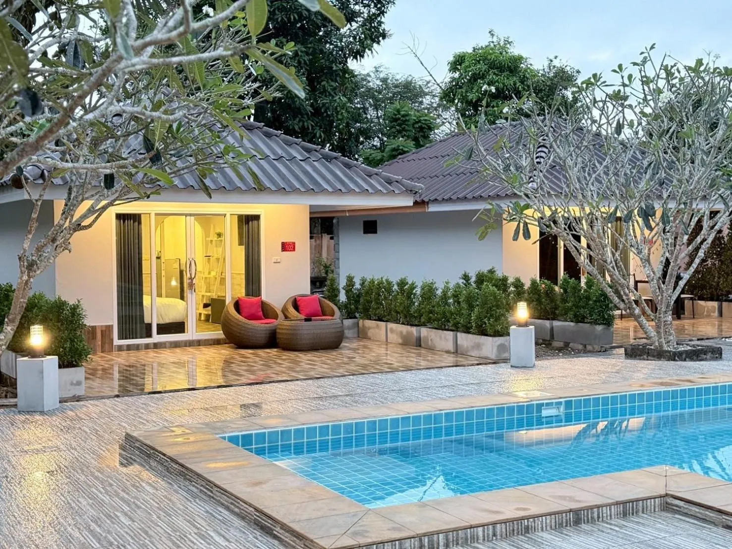 View (from property/room) in All Times Pool Villas