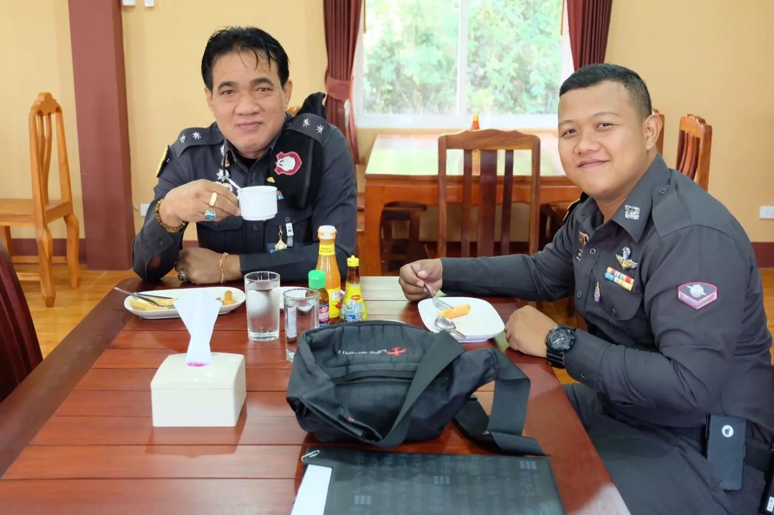 Breakfast in Khwanruen Fishing Resort